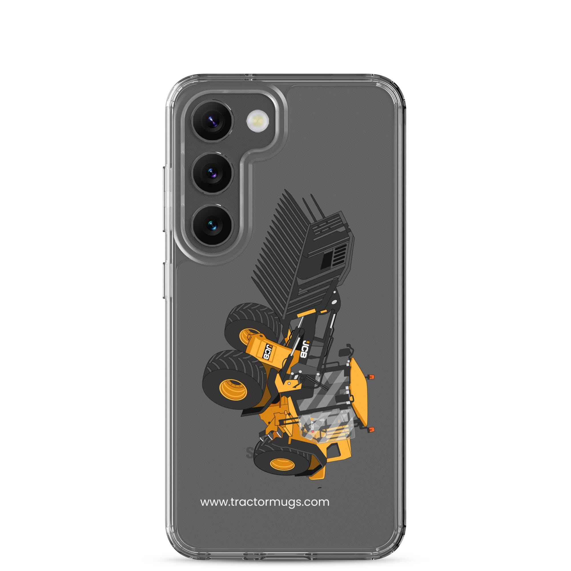 The Tractors Mugs Store Samsung Galaxy S23 JCB 435 S Farm Master Clear Case for SamsungĀ® Quality Farmers Merch