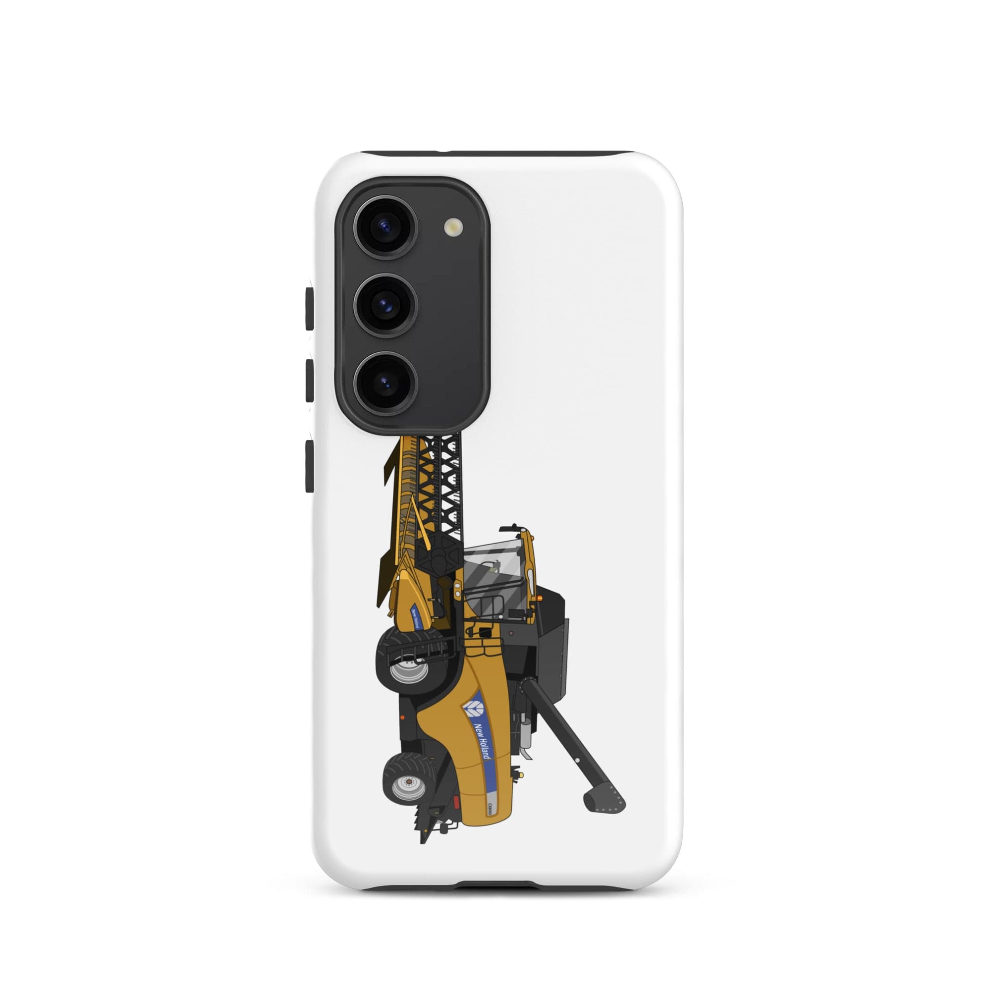 The Tractors Mugs Store Samsung Galaxy S23 New Holland CX 8060 Combine Harvester Tough case for SamsungĀ® Quality Farmers Merch
