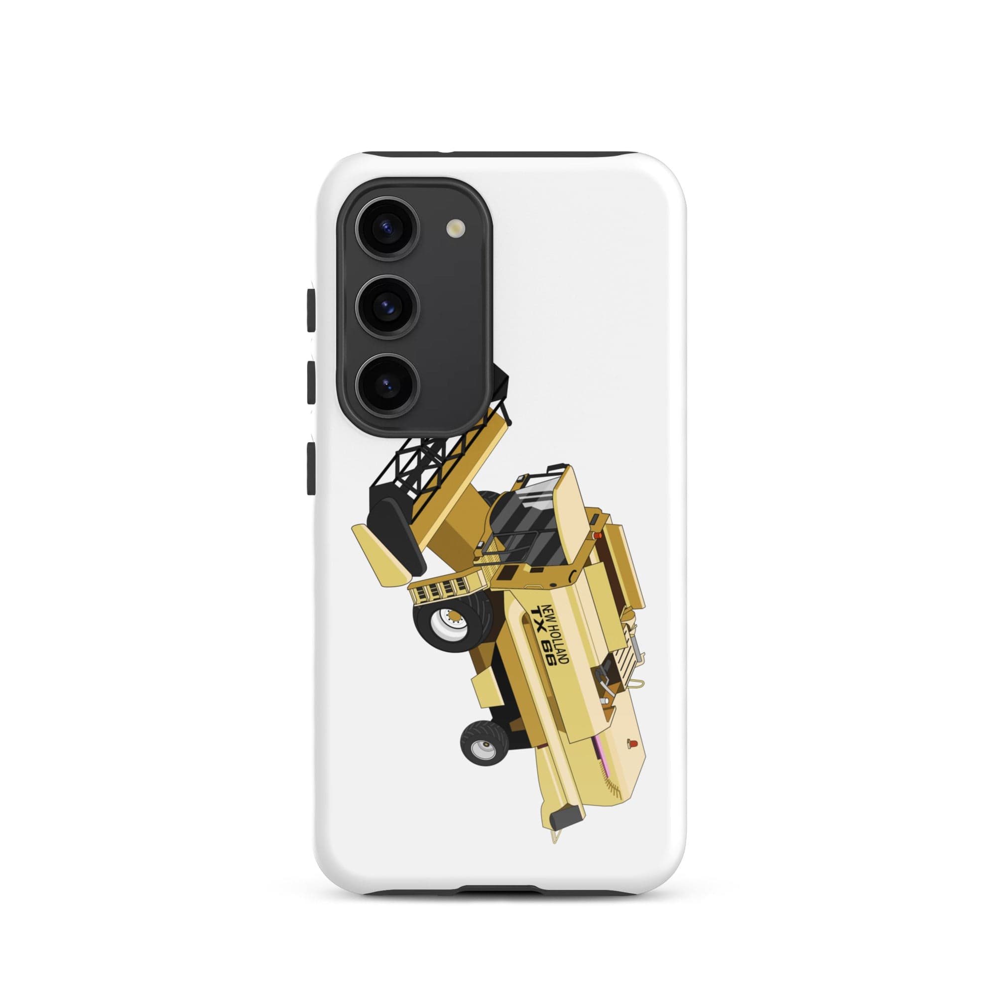 The Tractors Mugs Store Samsung Galaxy S23 New Holland TX 66 Combine Harvester Tough case for SamsungĀ® Quality Farmers Merch
