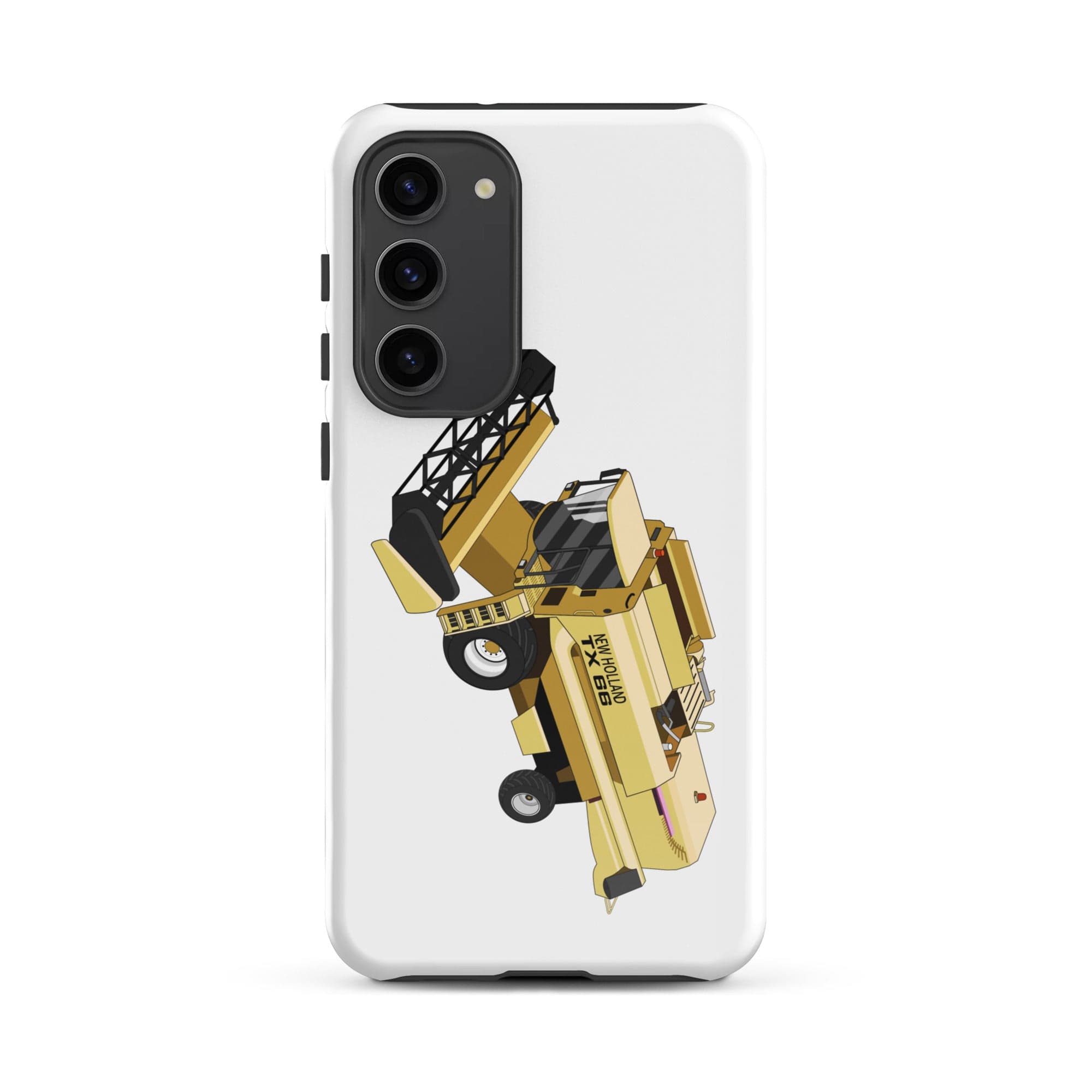 The Tractors Mugs Store Samsung Galaxy S23 Plus New Holland TX 66 Combine Harvester Tough case for SamsungĀ® Quality Farmers Merch