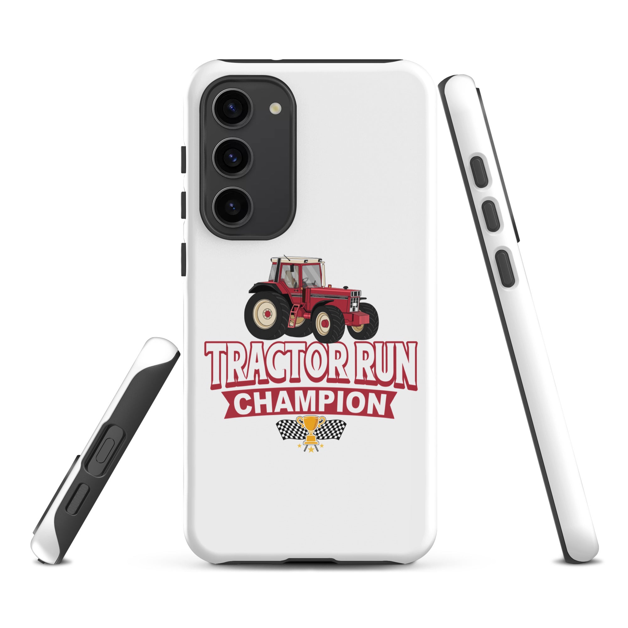 The Tractors Mugs Store Samsung Galaxy S23 Plus Tractor Run Champion Tough case for SamsungĀ® Quality Farmers Merch