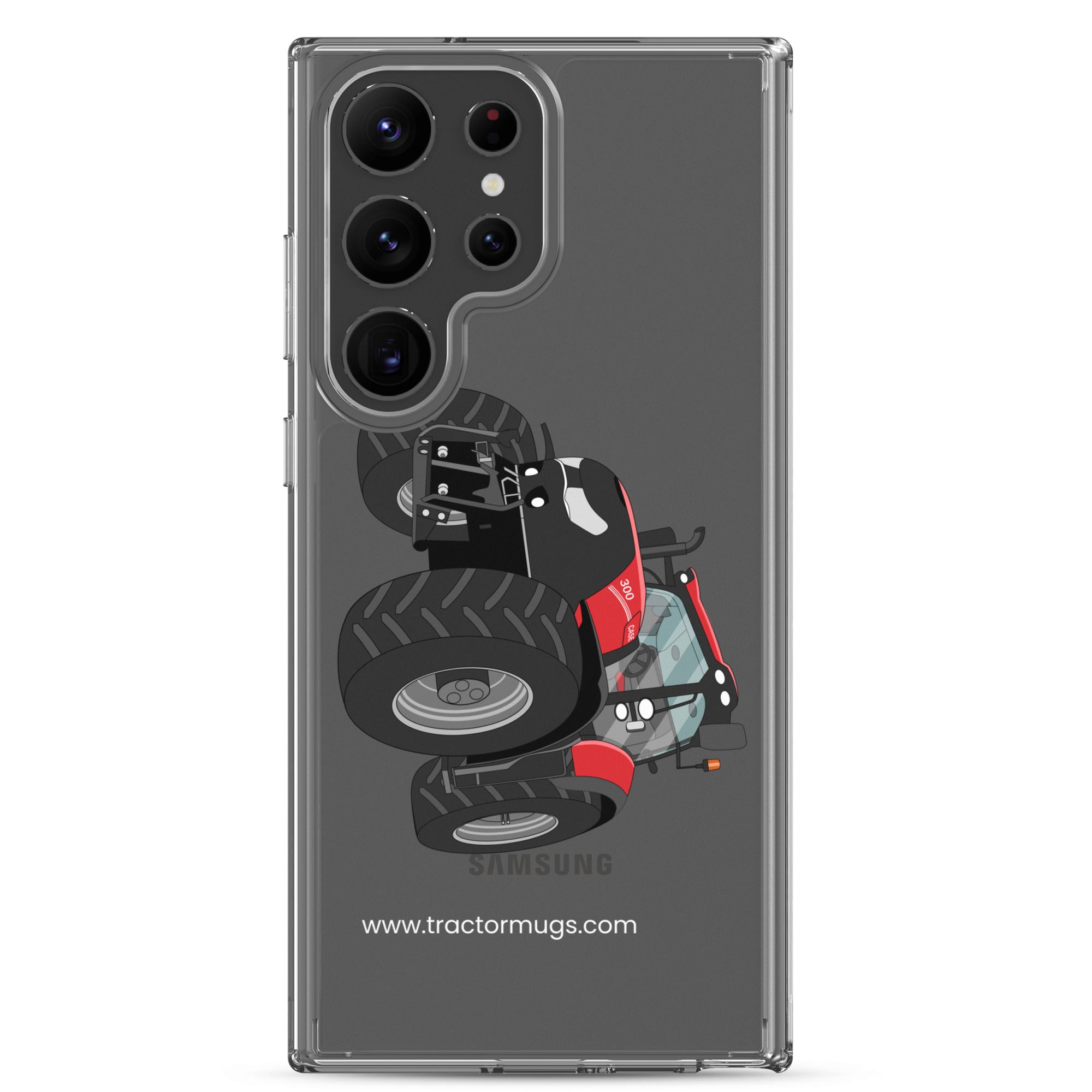 The Tractors Mugs Store Samsung Galaxy S23 Ultra Case IH Optum 300 CVX Clear Case for SamsungĀ® Quality Farmers Merch