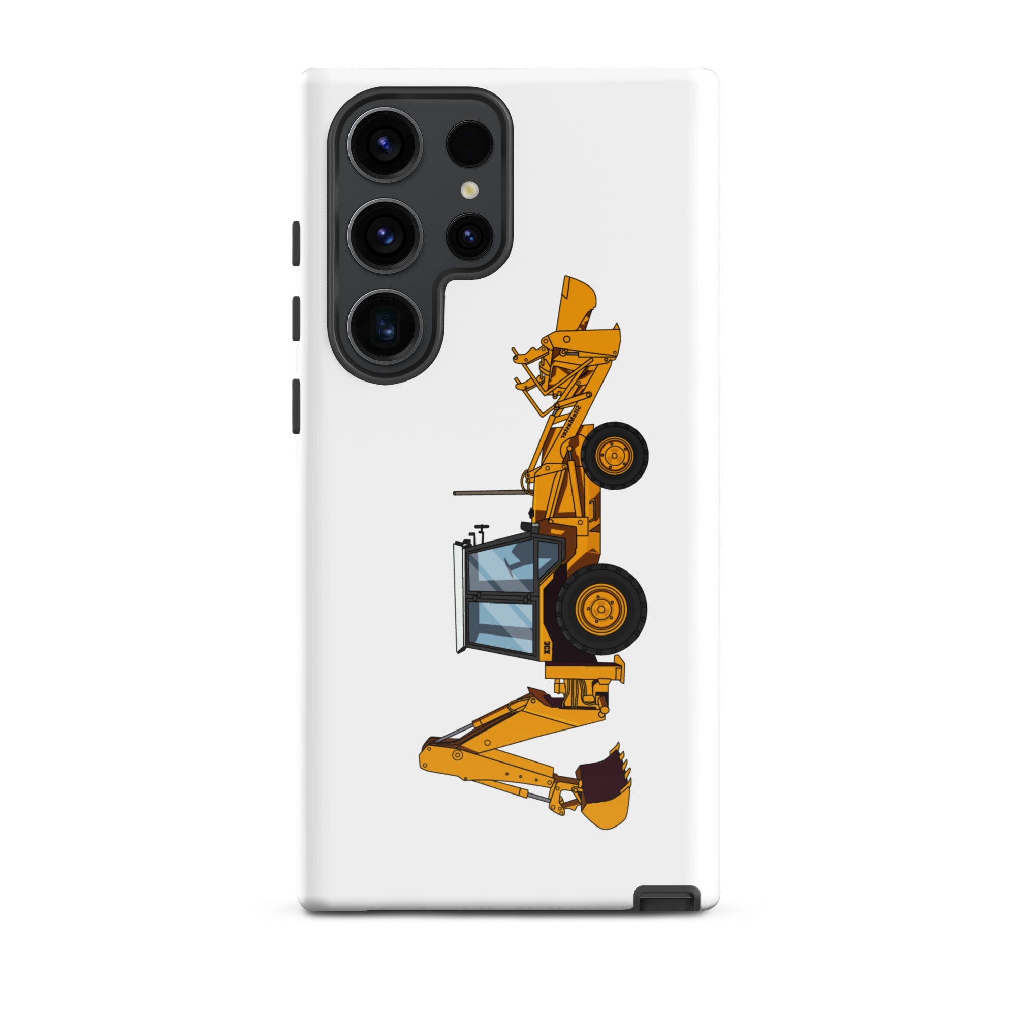 The Tractors Mugs Store Samsung Galaxy S23 Ultra JCB 3CX Tough case for SamsungĀ® Quality Farmers Merch