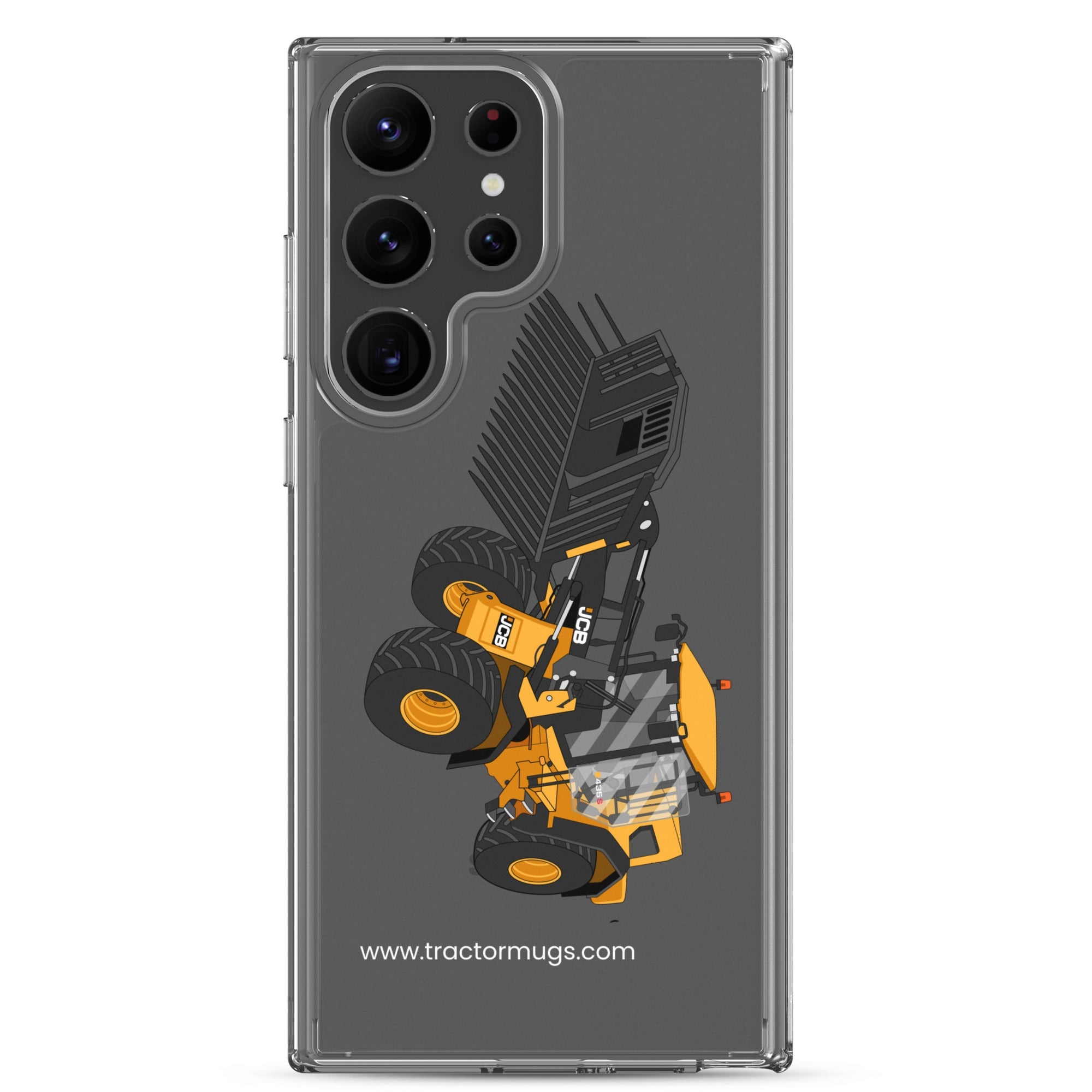 The Tractors Mugs Store Samsung Galaxy S23 Ultra JCB 435 S Farm Master Clear Case for SamsungĀ® Quality Farmers Merch