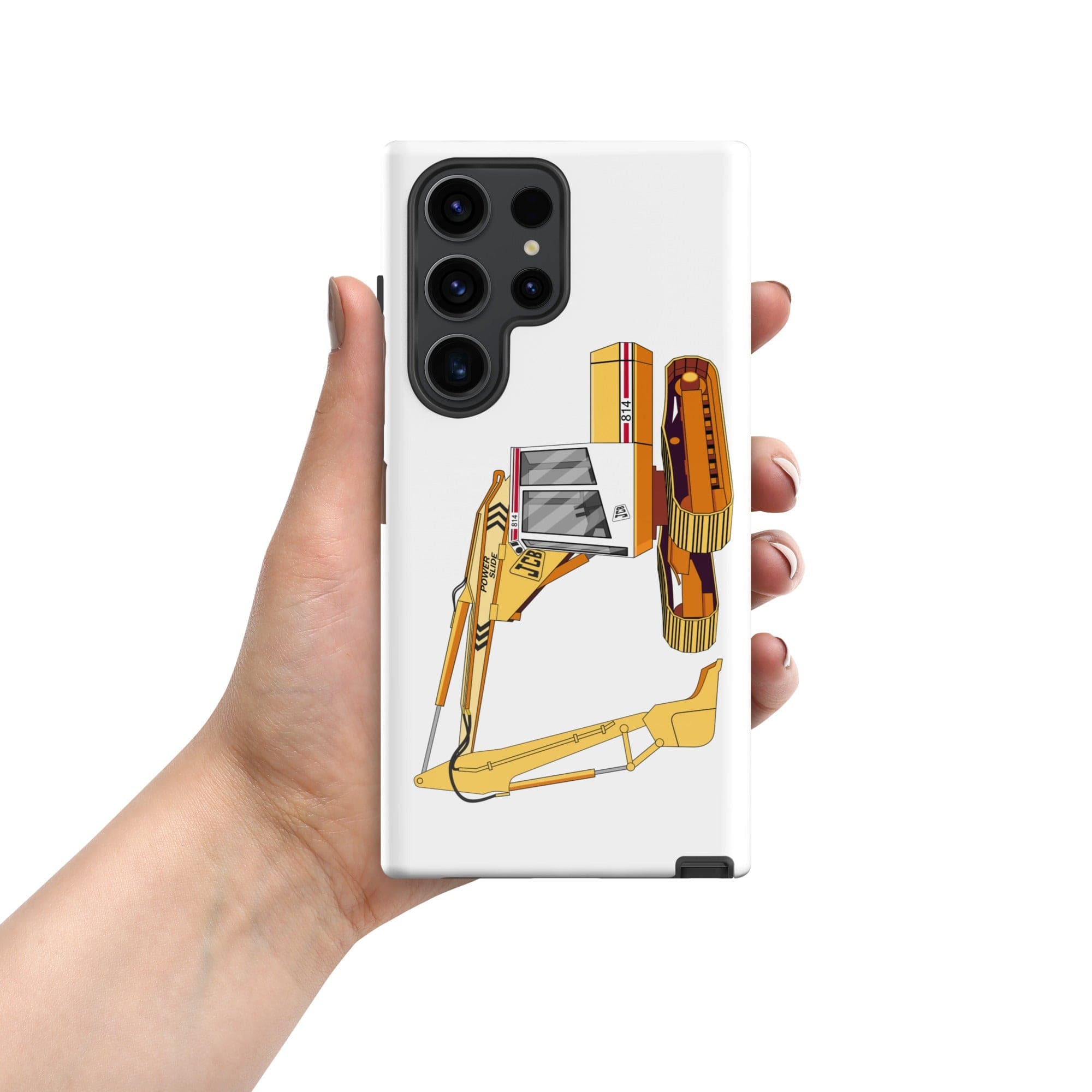 The Tractors Mugs Store Samsung Galaxy S23 Ultra JCB 814 Tough case for SamsungĀ® Quality Farmers Merch