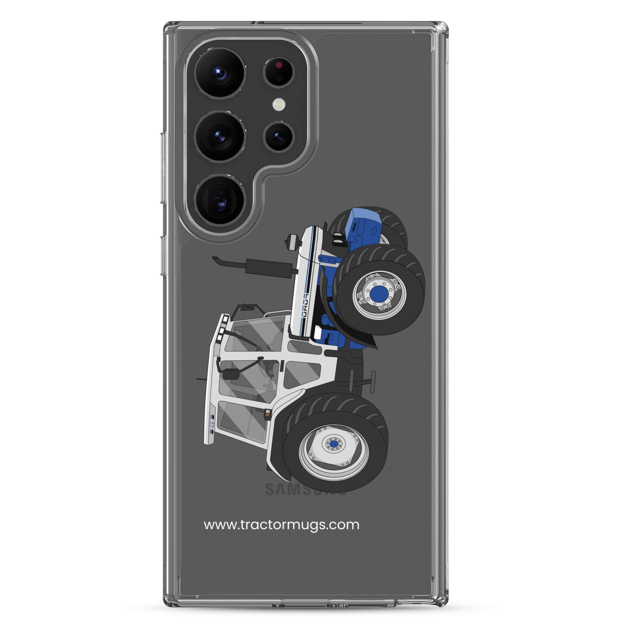 The Tractors Mugs Store Samsung Galaxy S23 Ultra Ford 7810 Jubilee Edition SilverTractor Clear Case for SamsungĀ® Quality Farmers Merch