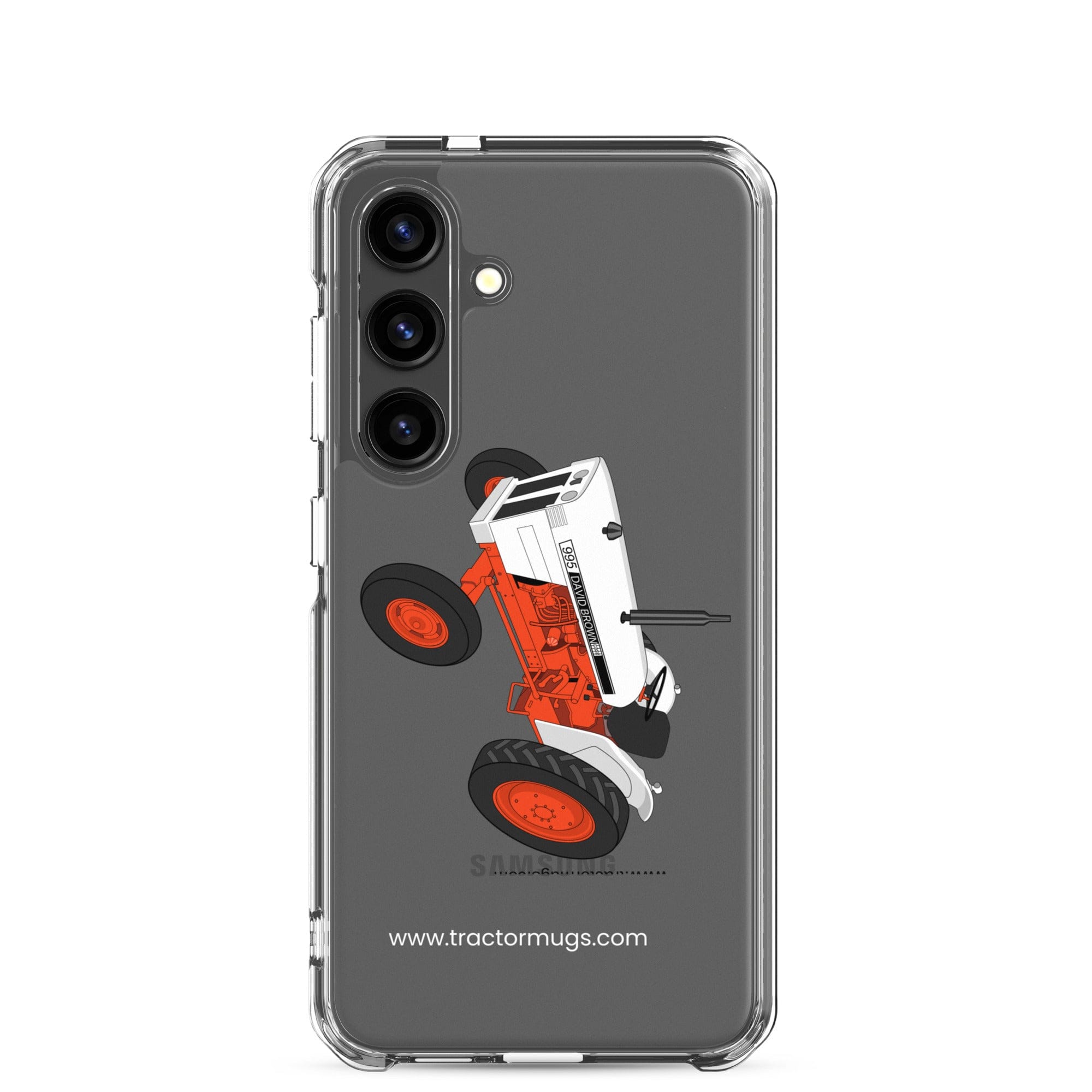The Tractors Mugs Store Samsung Galaxy S24 Case David Brown 995 (1973) Clear Case for SamsungĀ® Quality Farmers Merch