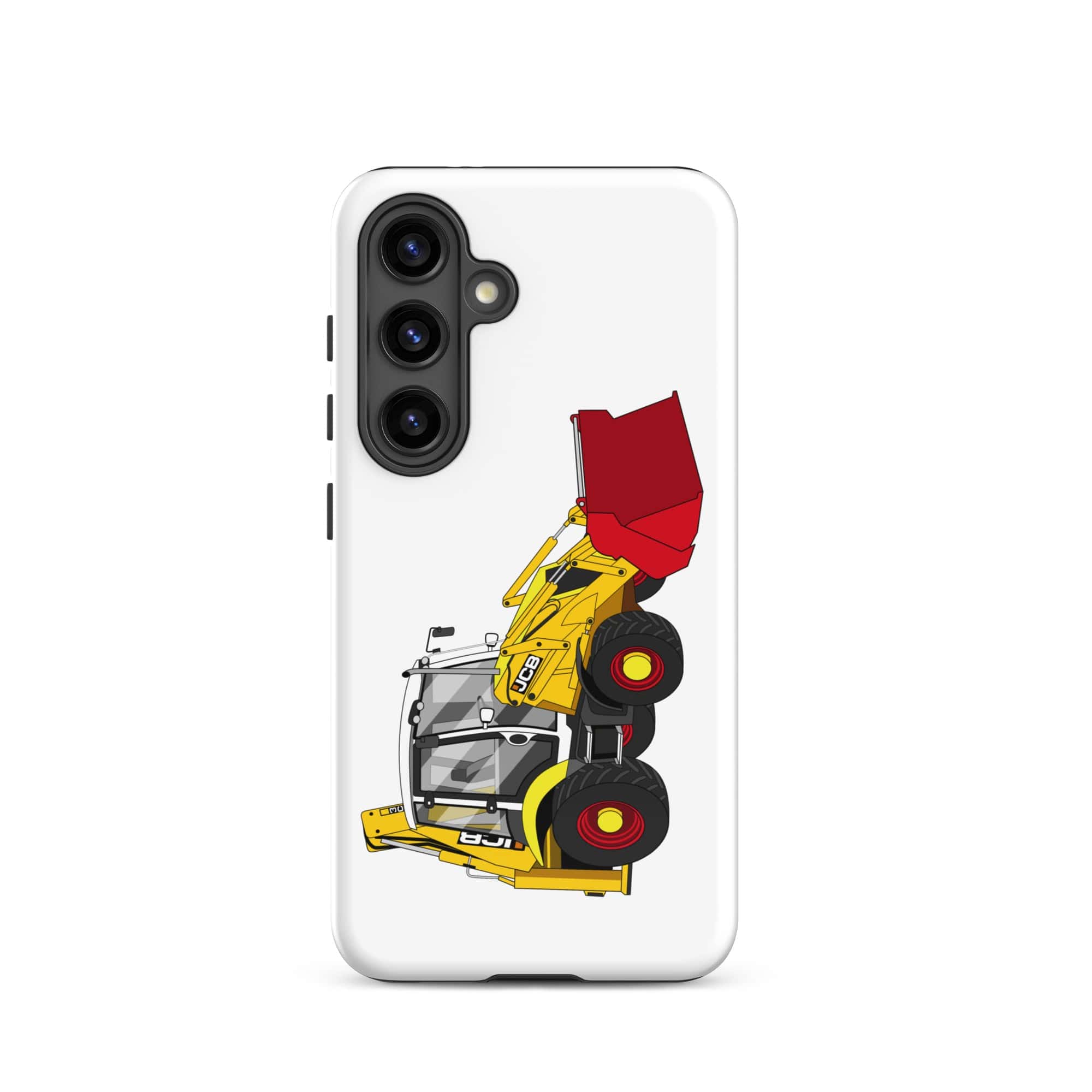 The Tractors Mugs Store Samsung Galaxy S24 JCB 3CX 70th Anniversary Edition Tough case for SamsungĀ® Quality Farmers Merch