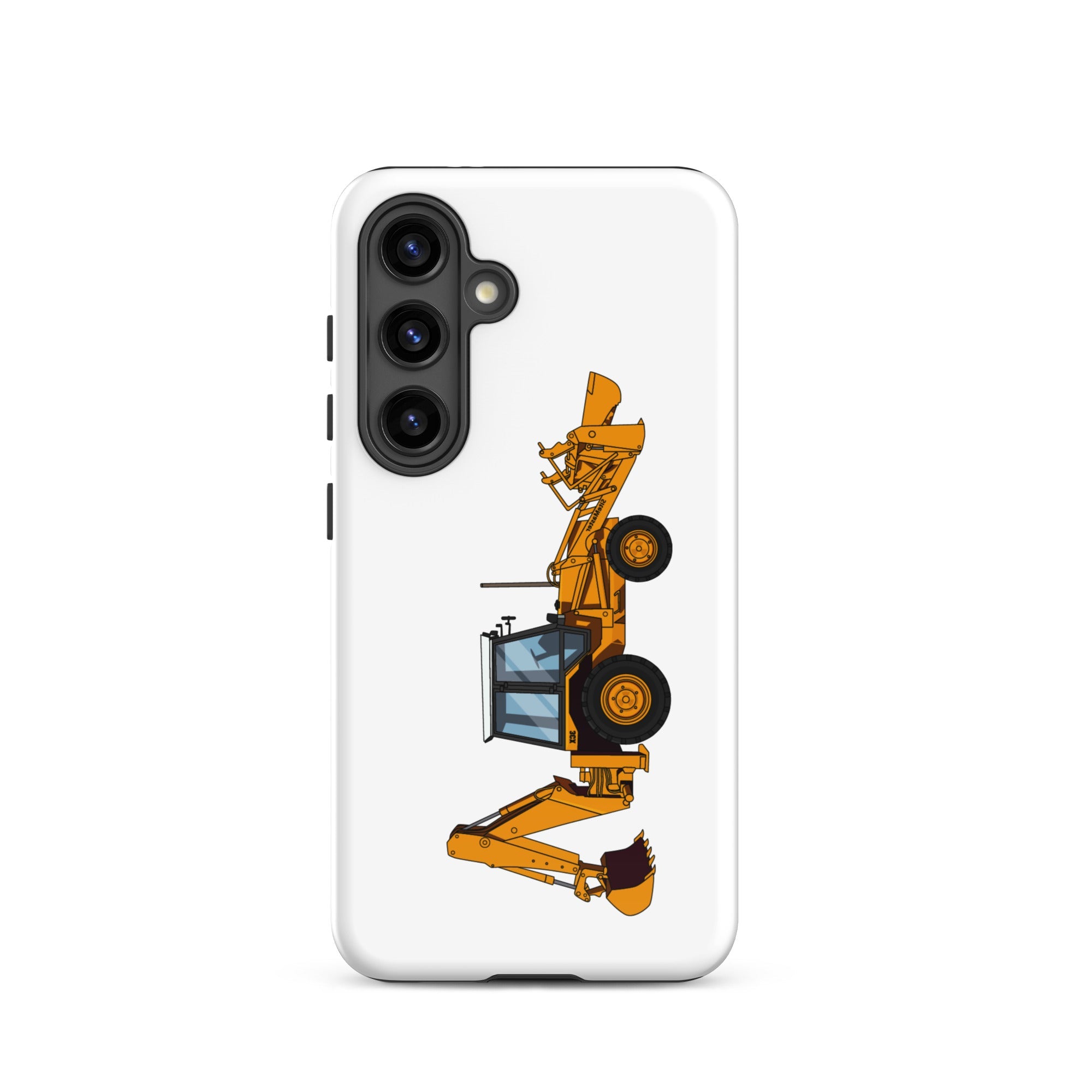 The Tractors Mugs Store Samsung Galaxy S24 JCB 3CX Tough case for SamsungĀ® Quality Farmers Merch