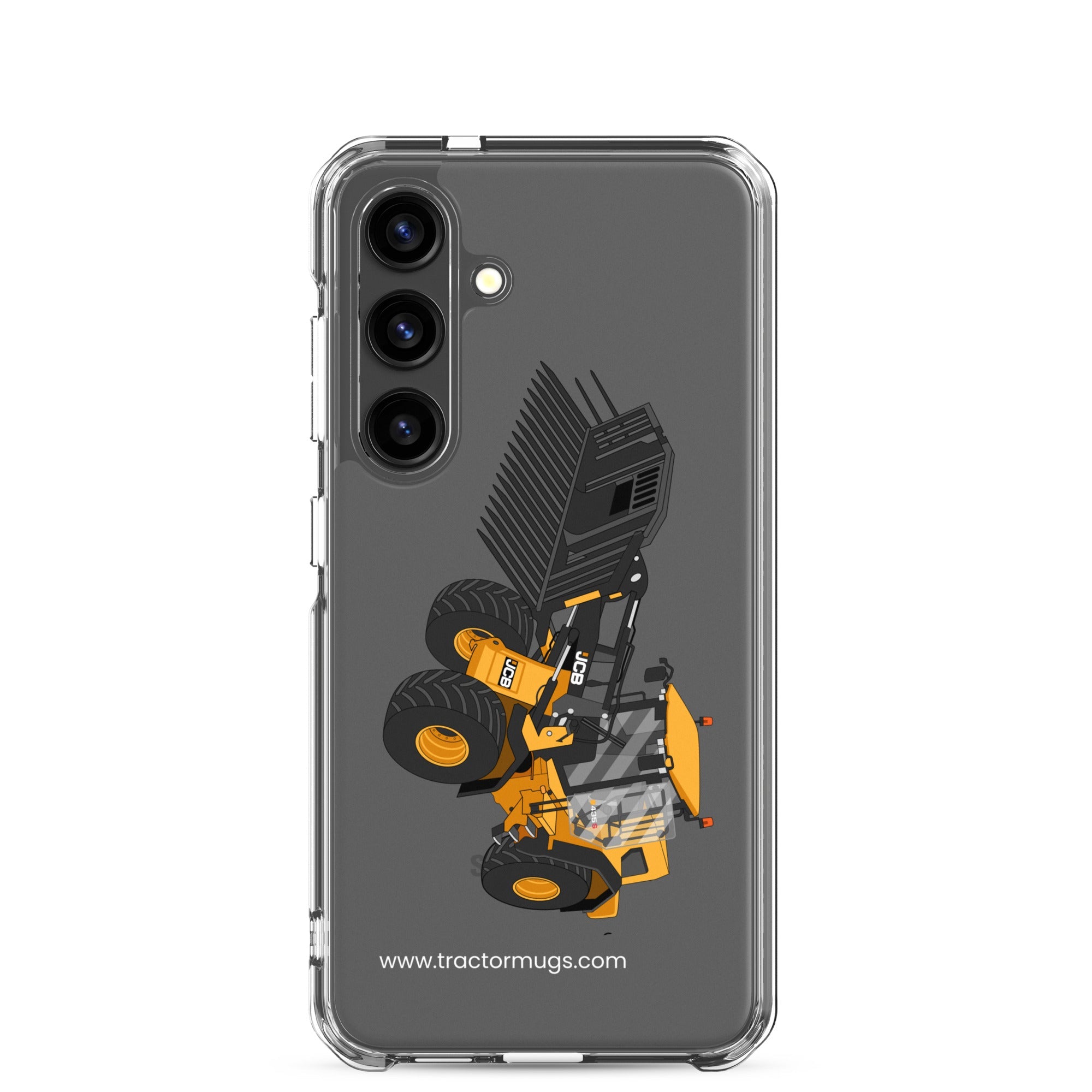 The Tractors Mugs Store Samsung Galaxy S24 JCB 435 S Farm Master Clear Case for SamsungĀ® Quality Farmers Merch