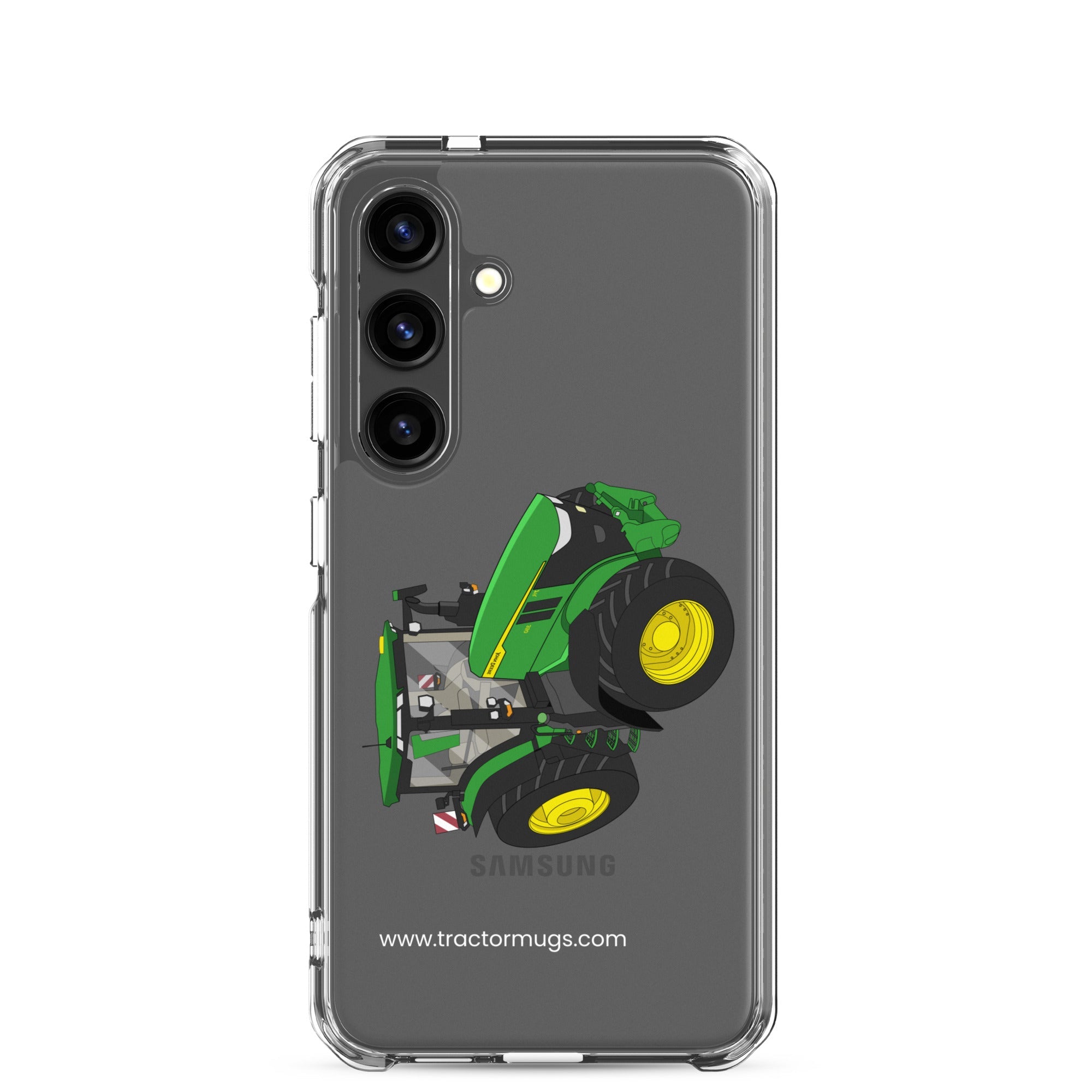 The Tractors Mugs Store Samsung Galaxy S24 John Deere 7R 350 auto powr Clear Case for SamsungĀ® Quality Farmers Merch