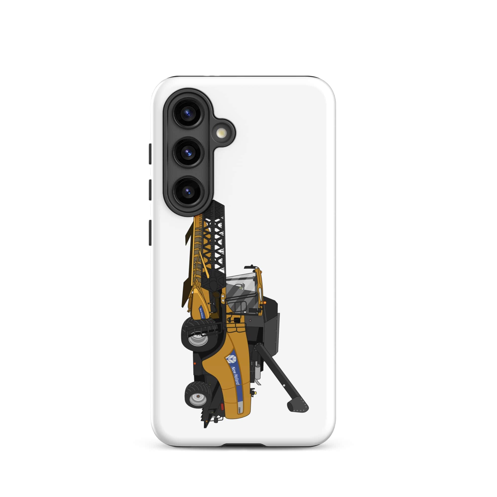 The Tractors Mugs Store Samsung Galaxy S24 New Holland CX 8060 Combine Harvester Tough case for SamsungĀ® Quality Farmers Merch