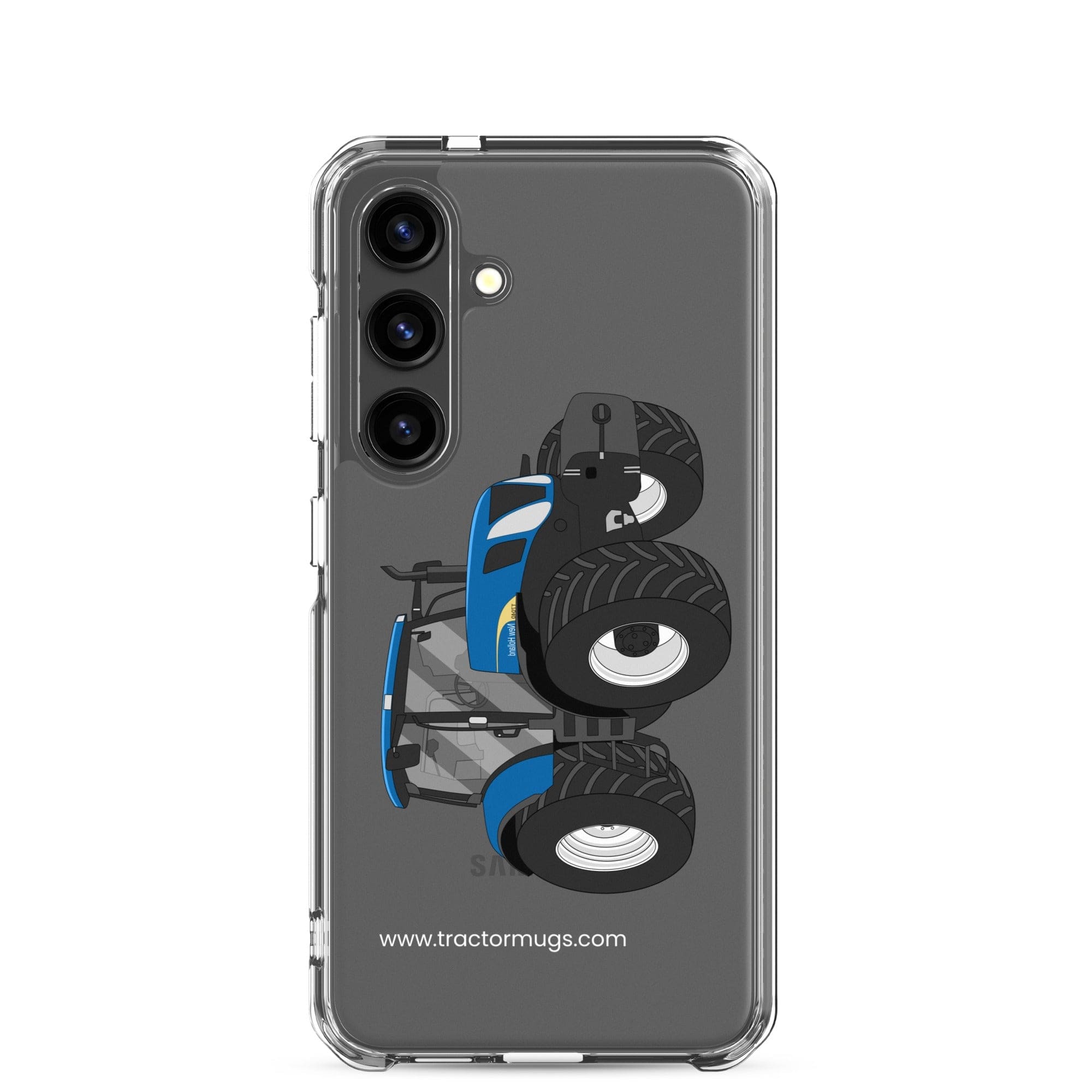 The Tractors Mugs Store Samsung Galaxy S24 New Holland The 7040 -1 Clear Case for SamsungĀ® Quality Farmers Merch