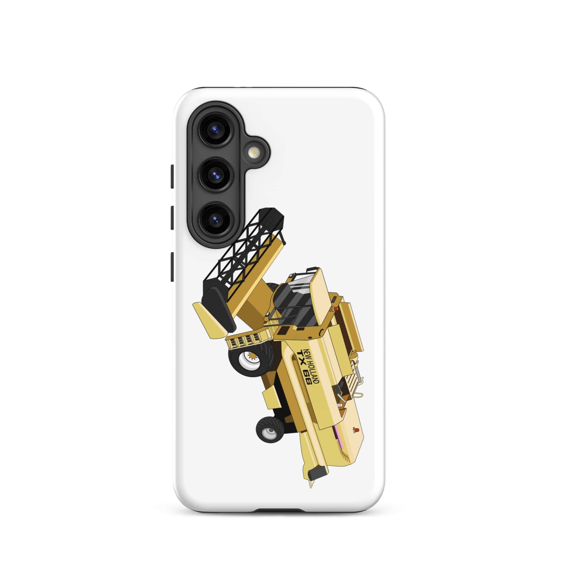 The Tractors Mugs Store Samsung Galaxy S24 New Holland TX 66 Combine Harvester Tough case for SamsungĀ® Quality Farmers Merch