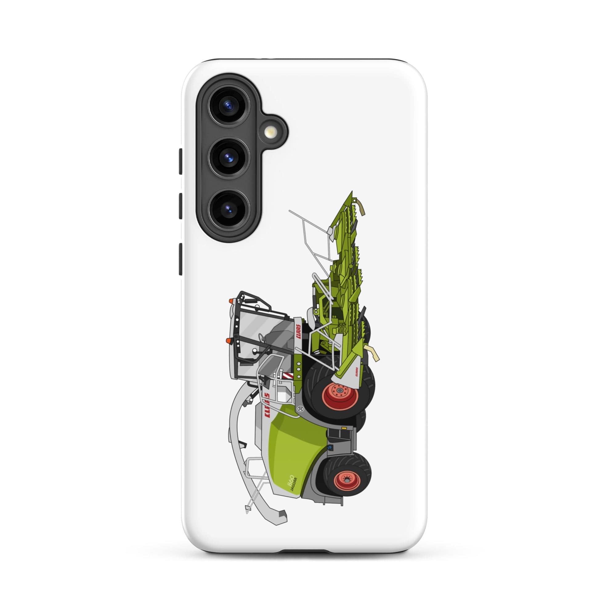 The Tractors Mugs Store Samsung Galaxy S24 Plus Class Jaguar 860 Forage Harvester Tough case for SamsungĀ® Quality Farmers Merch