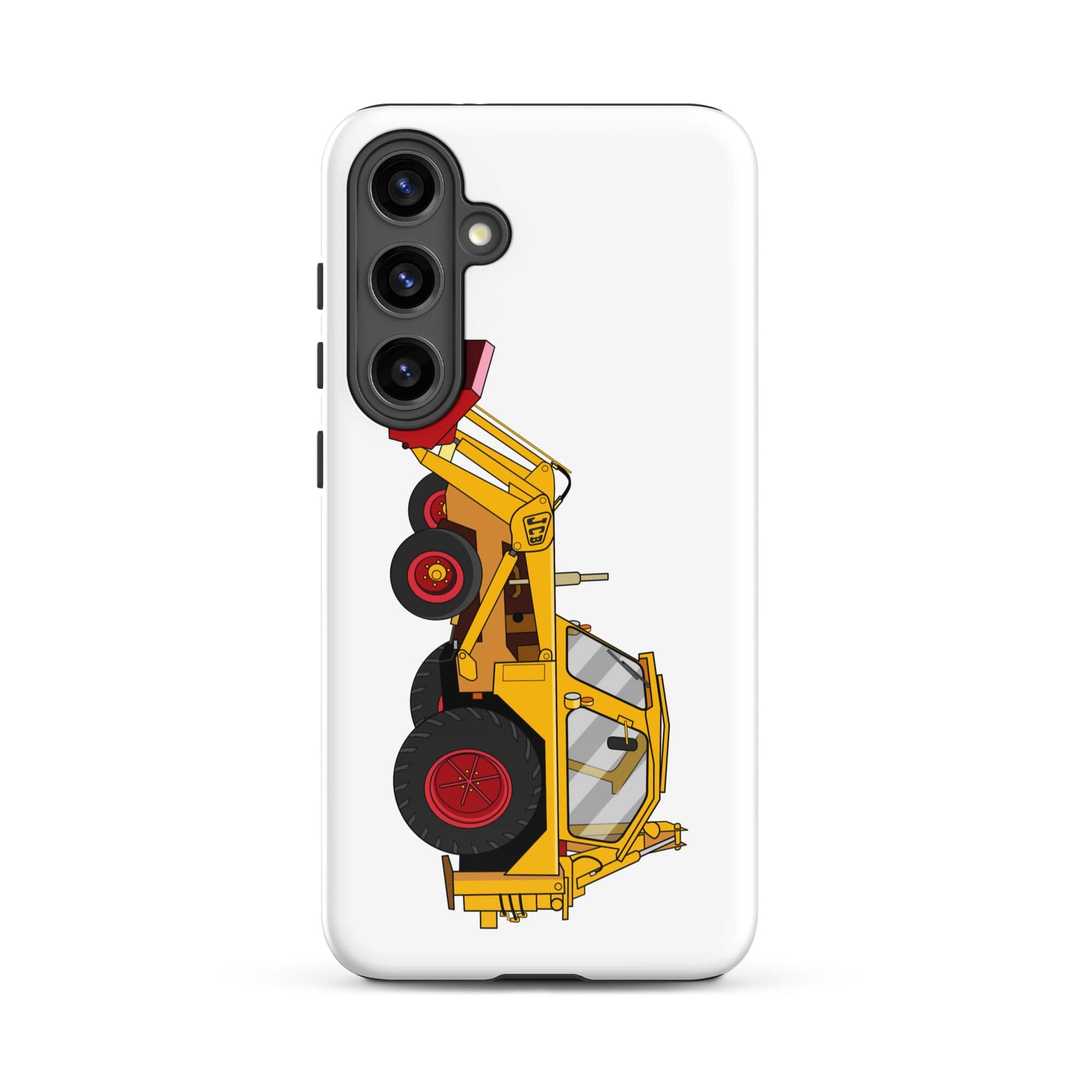 The Tractors Mugs Store Samsung Galaxy S24 Plus JCB 3 Backhoe Tough case for SamsungĀ® Quality Farmers Merch