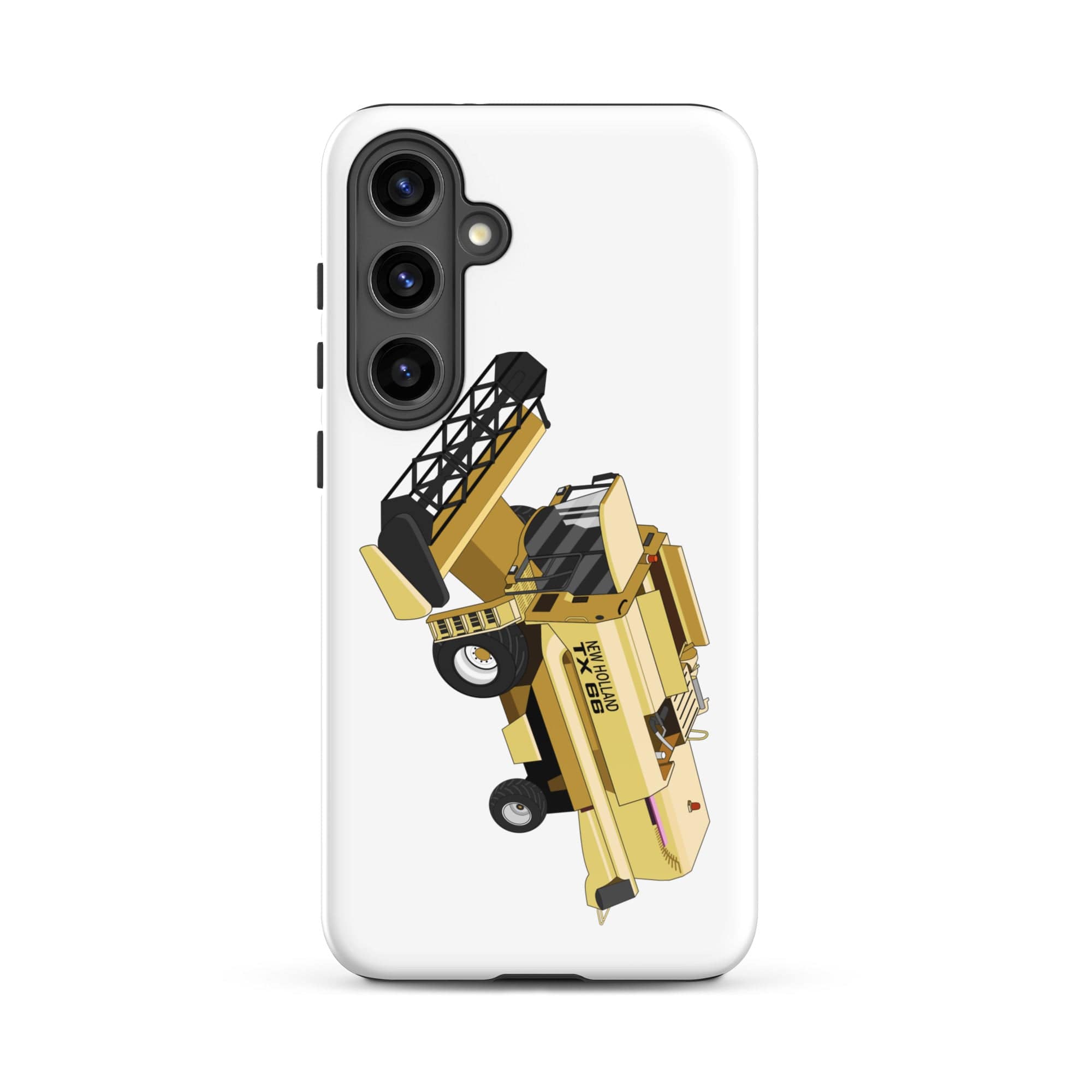 The Tractors Mugs Store Samsung Galaxy S24 Plus New Holland TX 66 Combine Harvester Tough case for SamsungĀ® Quality Farmers Merch