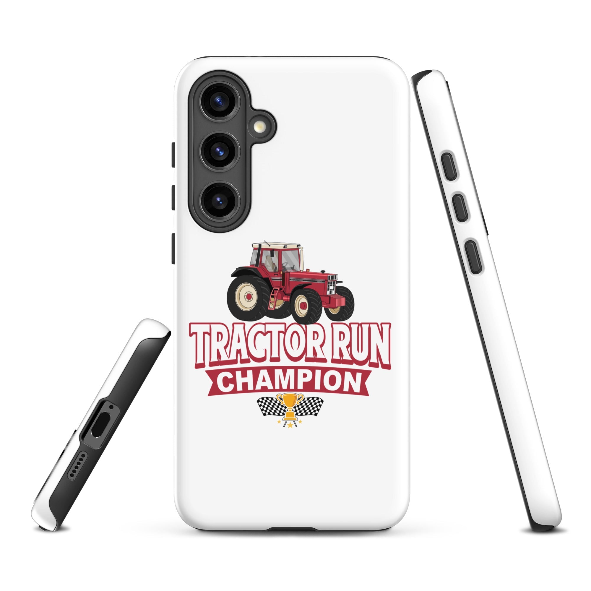The Tractors Mugs Store Samsung Galaxy S24 Plus Tractor Run Champion Tough case for SamsungĀ® Quality Farmers Merch