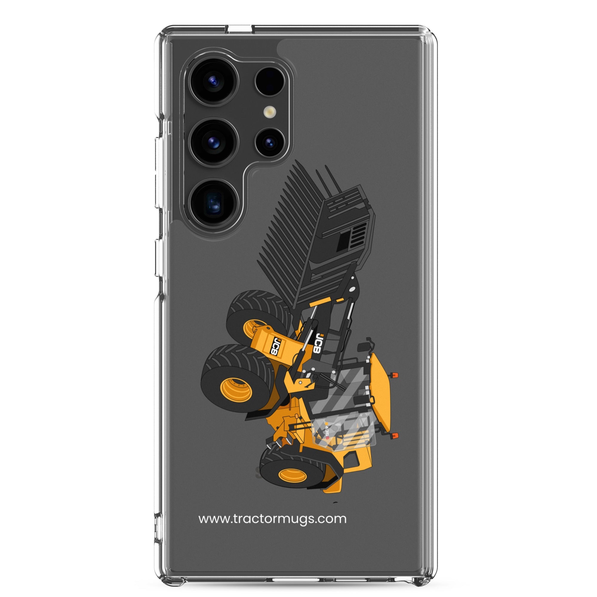 The Tractors Mugs Store Samsung Galaxy S24 Ultra JCB 435 S Farm Master Clear Case for SamsungĀ® Quality Farmers Merch