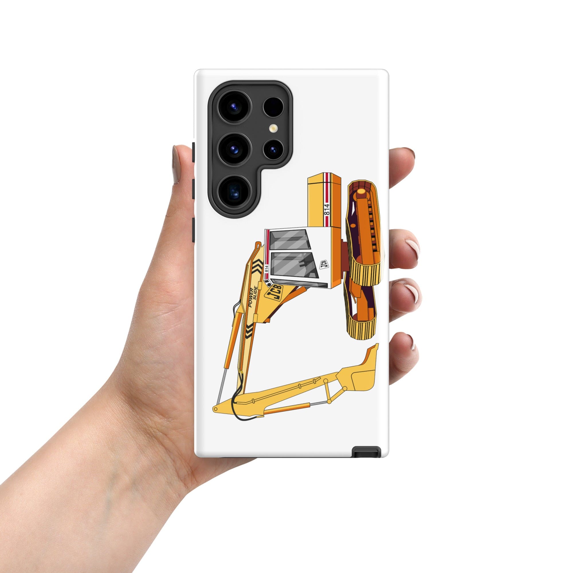 The Tractors Mugs Store Samsung Galaxy S24 Ultra JCB 814 Tough case for SamsungĀ® Quality Farmers Merch