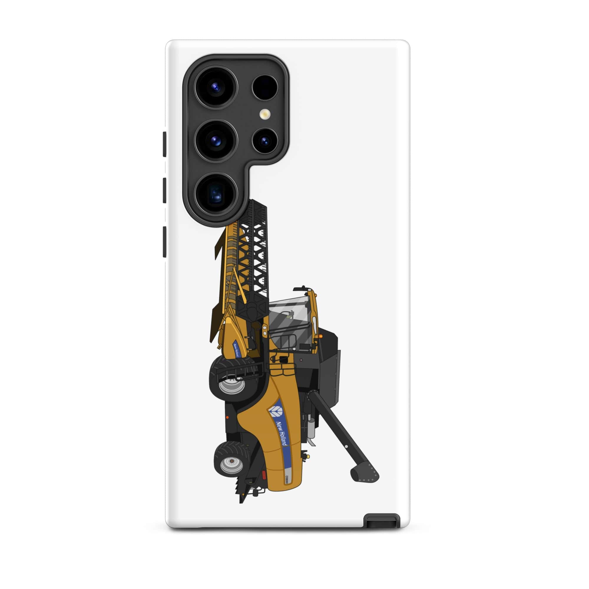 The Tractors Mugs Store Samsung Galaxy S24 Ultra New Holland CX 8060 Combine Harvester Tough case for SamsungĀ® Quality Farmers Merch