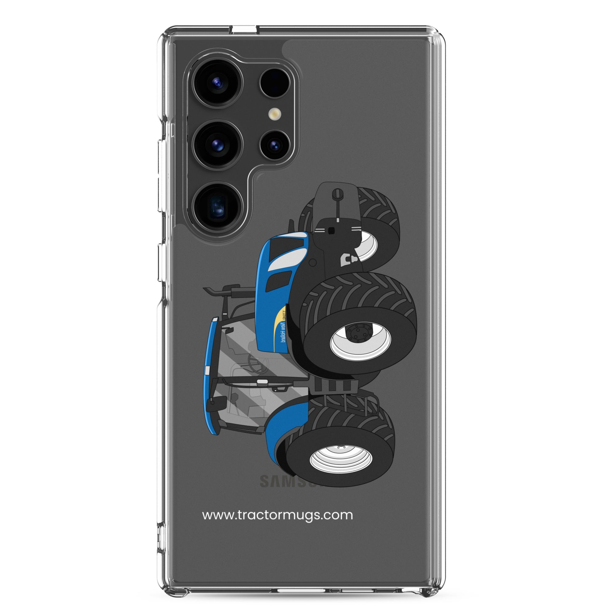 The Tractors Mugs Store Samsung Galaxy S24 Ultra New Holland The 7040 -1 Clear Case for SamsungĀ® Quality Farmers Merch