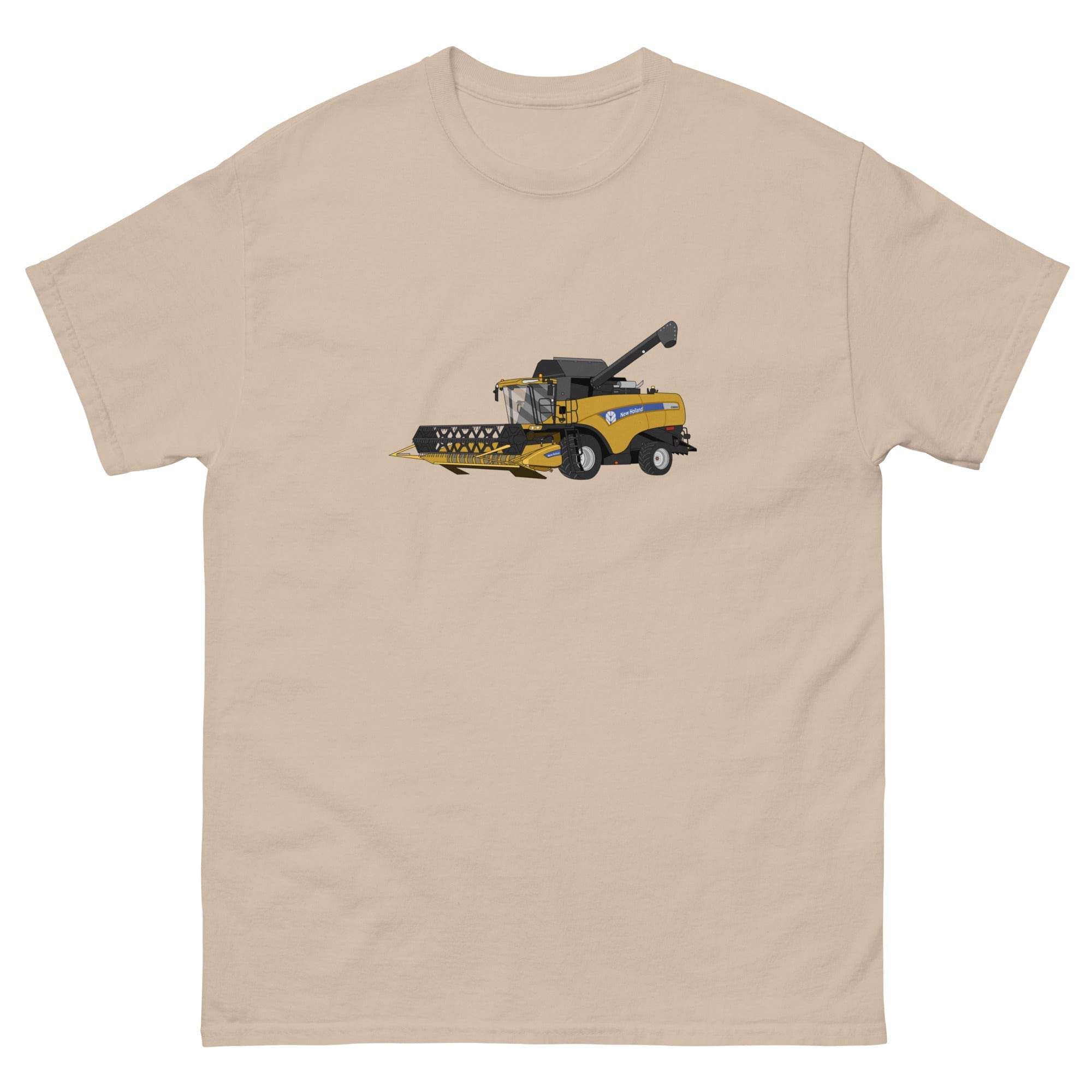 The Tractors Mugs Store Sand / S New Holland CX 8060 Unisex Classic Tee Quality Farmers Merch