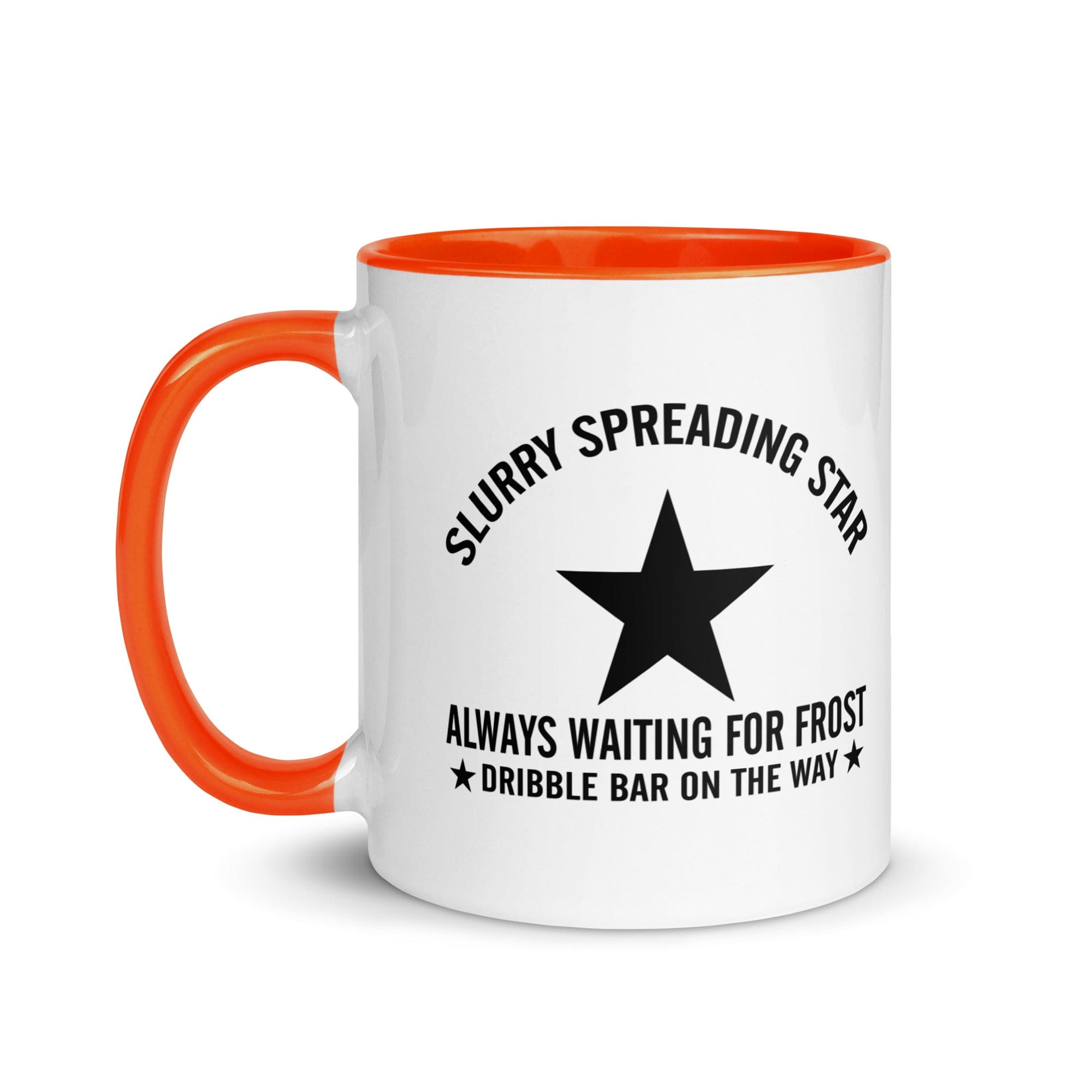 The Tractors Mugs Store Slurry Star Mug with Color Inside Quality Farmers Merch