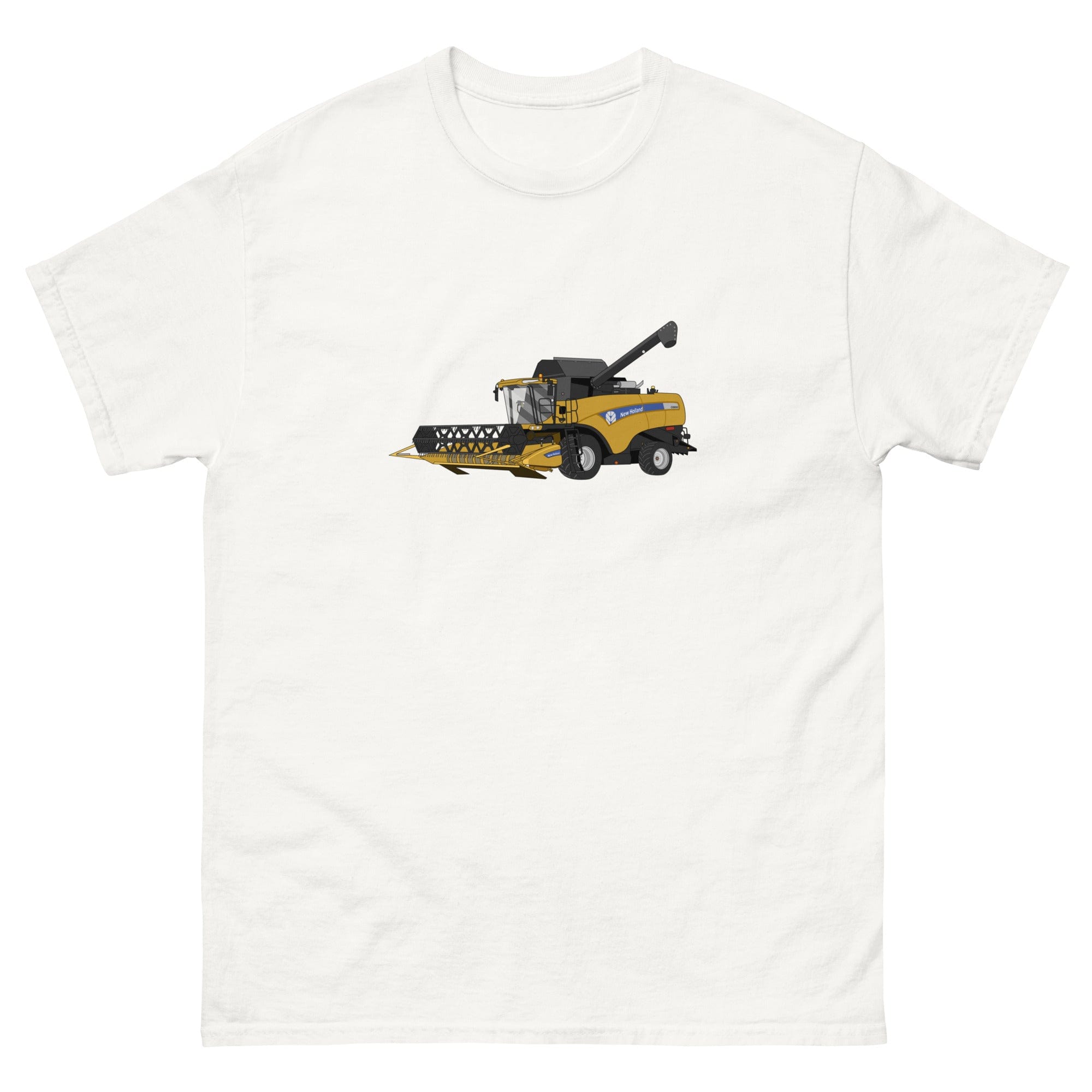 The Tractors Mugs Store White / S New Holland CX 8060 Unisex Classic Tee Quality Farmers Merch