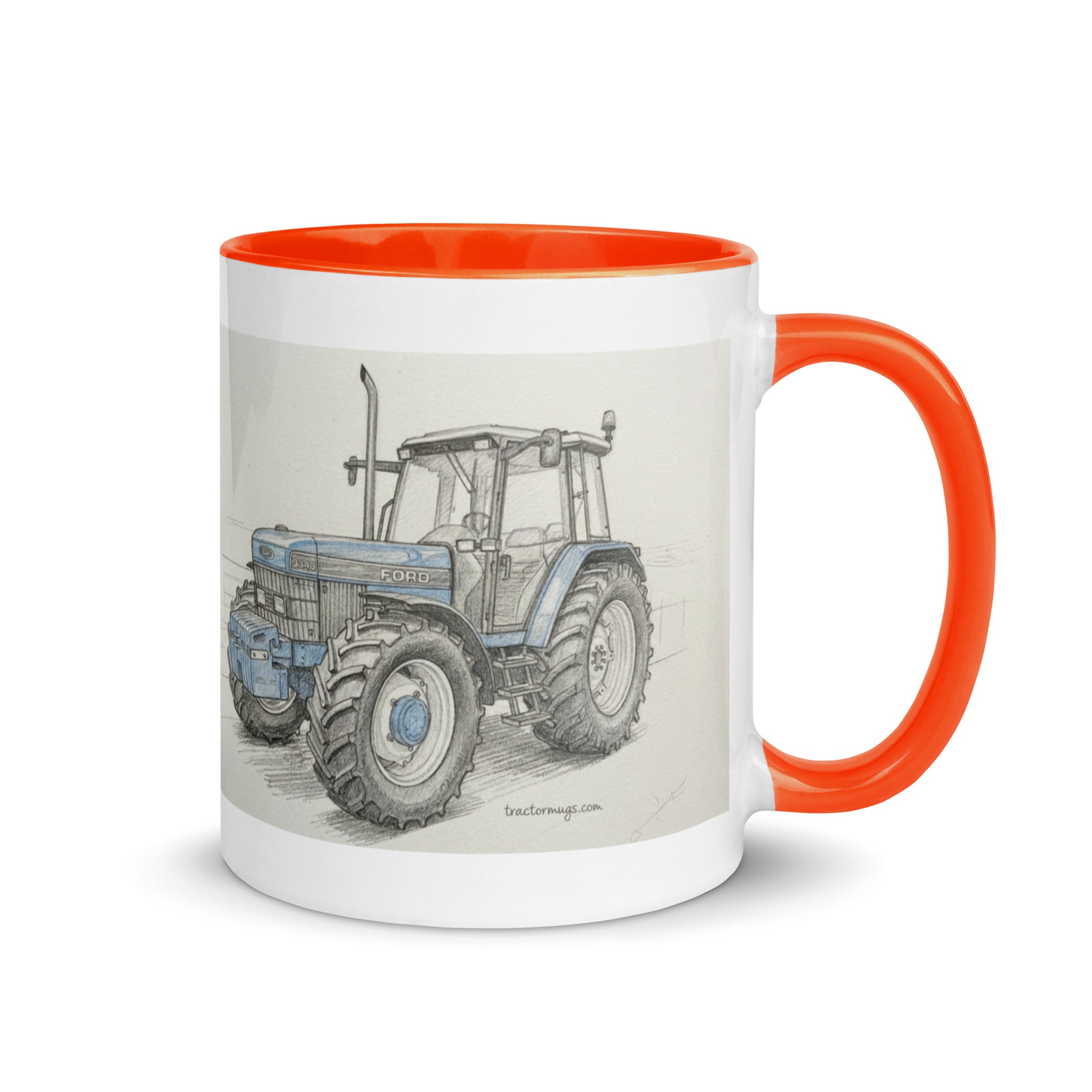 Ford Mug with Color Inside – Tractor Mugs