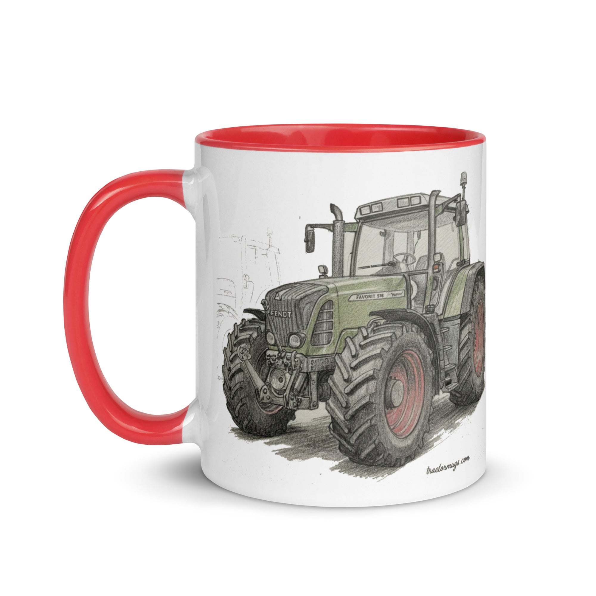 Fendt colour inside mug – Tractor Mugs