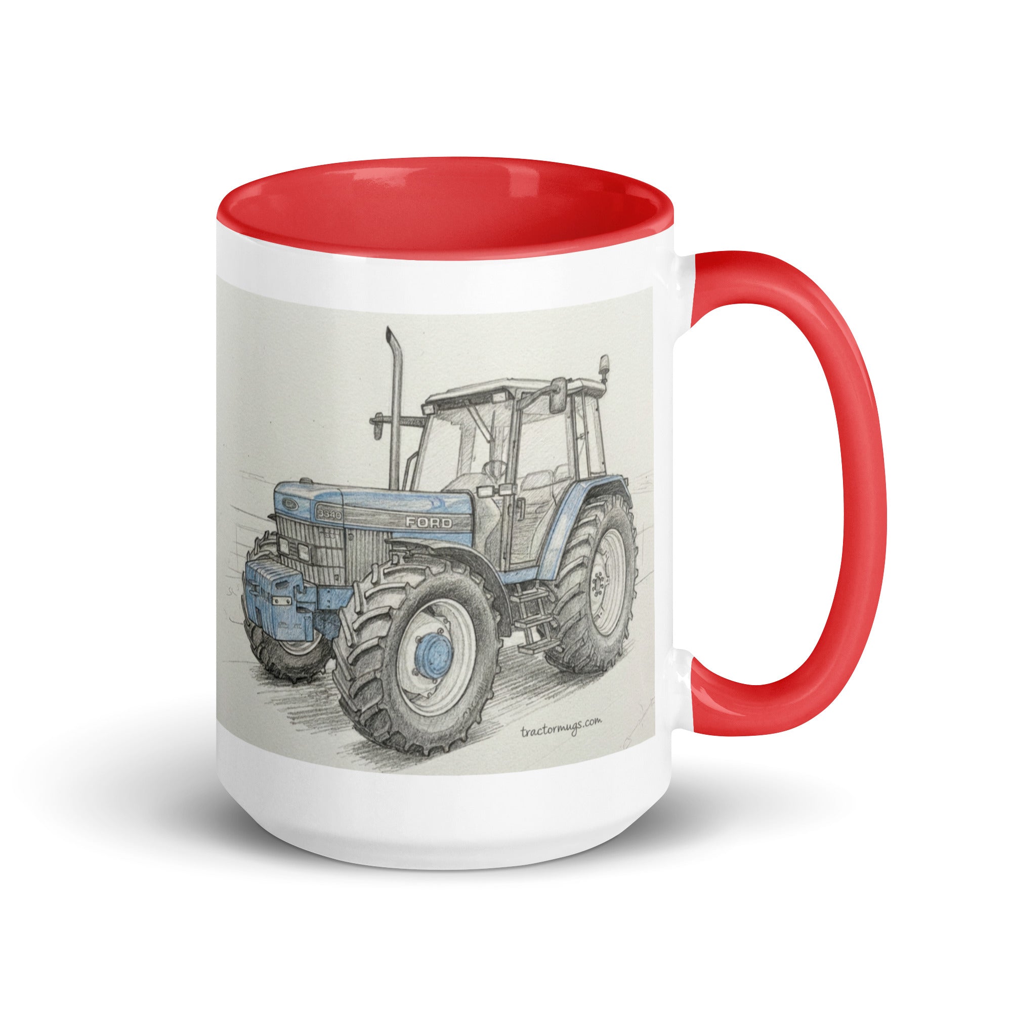 Ford Mug with Color Inside – Tractor Mugs