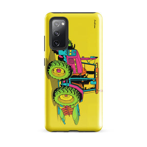 Furrow & Fields Tough case for Samsung® Glossy / Samsung Galaxy S20 FE Massey Ferguson 6255 Pop Art | Tough case for Samsung® Quality Farmers Merch