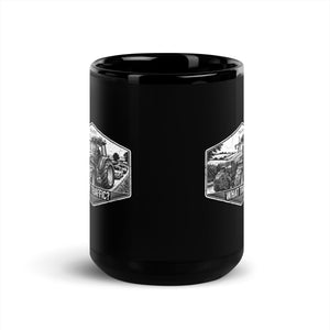 The Tractor Mugs Store New Holland TM 155 TRAFFIC WHAT TRAFFIC? Moose | Black Mug Quality Farmers Merch
