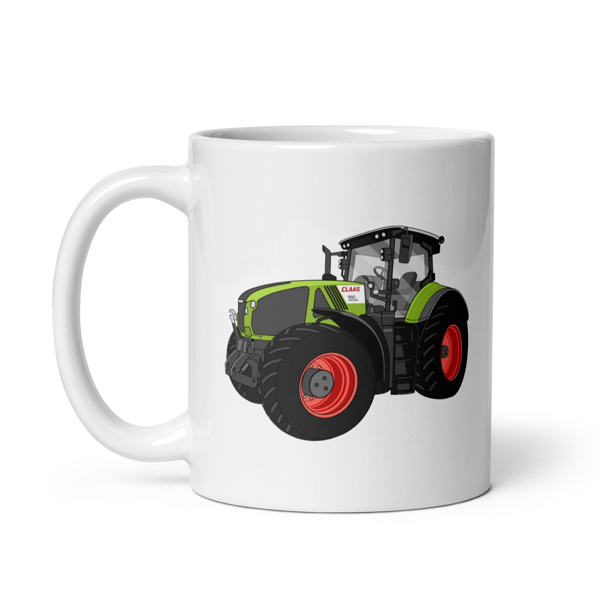 CLAAS Class Axion 960 | White glossy mug Quality Farmers Merch