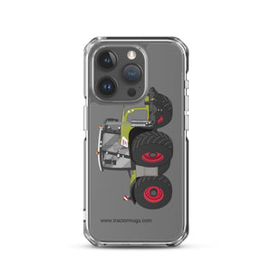CLAAS iPhone 15 Pro Class Xerion 5000 Tractor VC | Clear Case for iPhone® Quality Farmers Merch