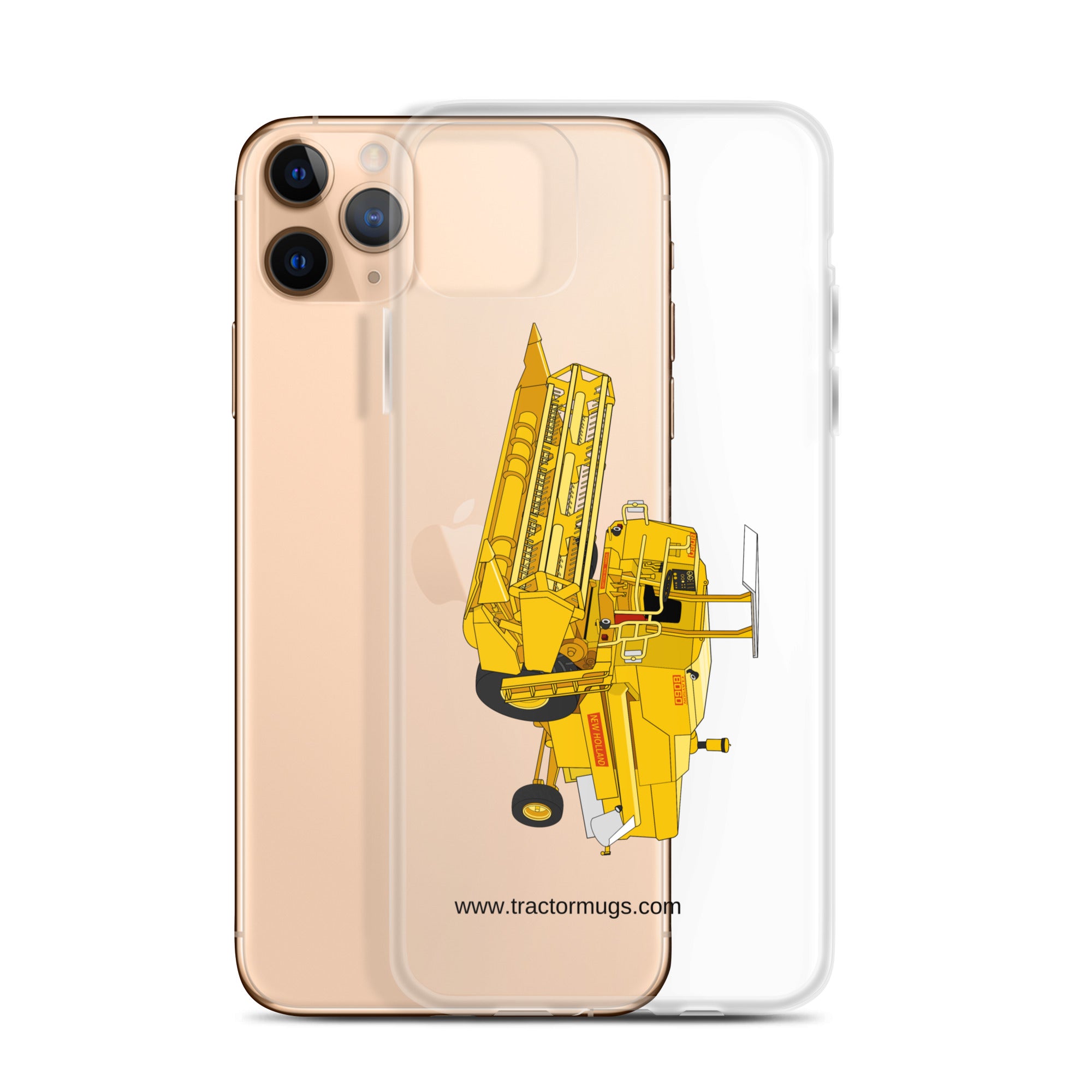 Clayson Clayson 8060 Combine Harvester | Clear Case for iPhone® Quality Farmers Merch
