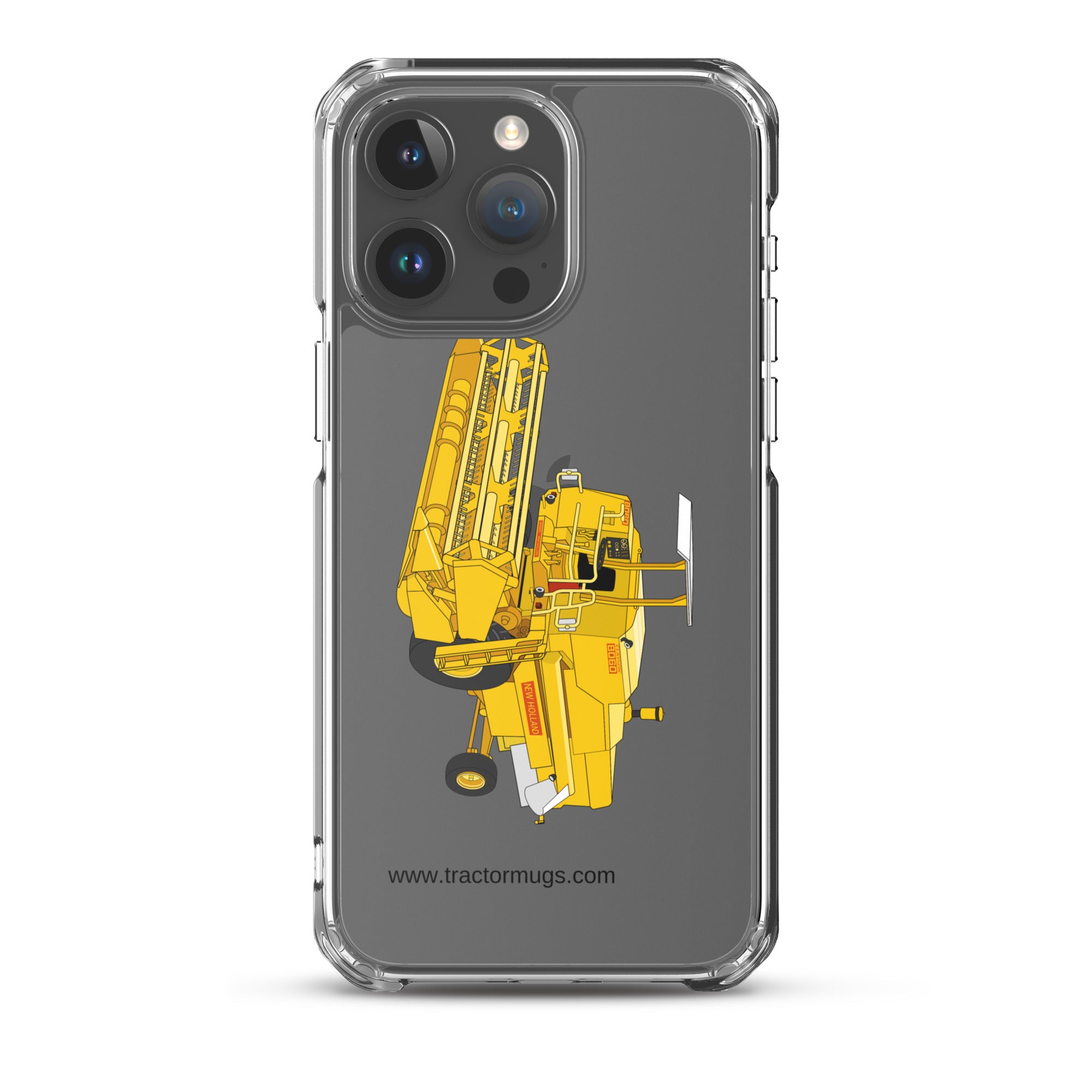 Clayson iPhone 15 Pro Max Clayson 8060 Combine Harvester | Clear Case for iPhone® Quality Farmers Merch