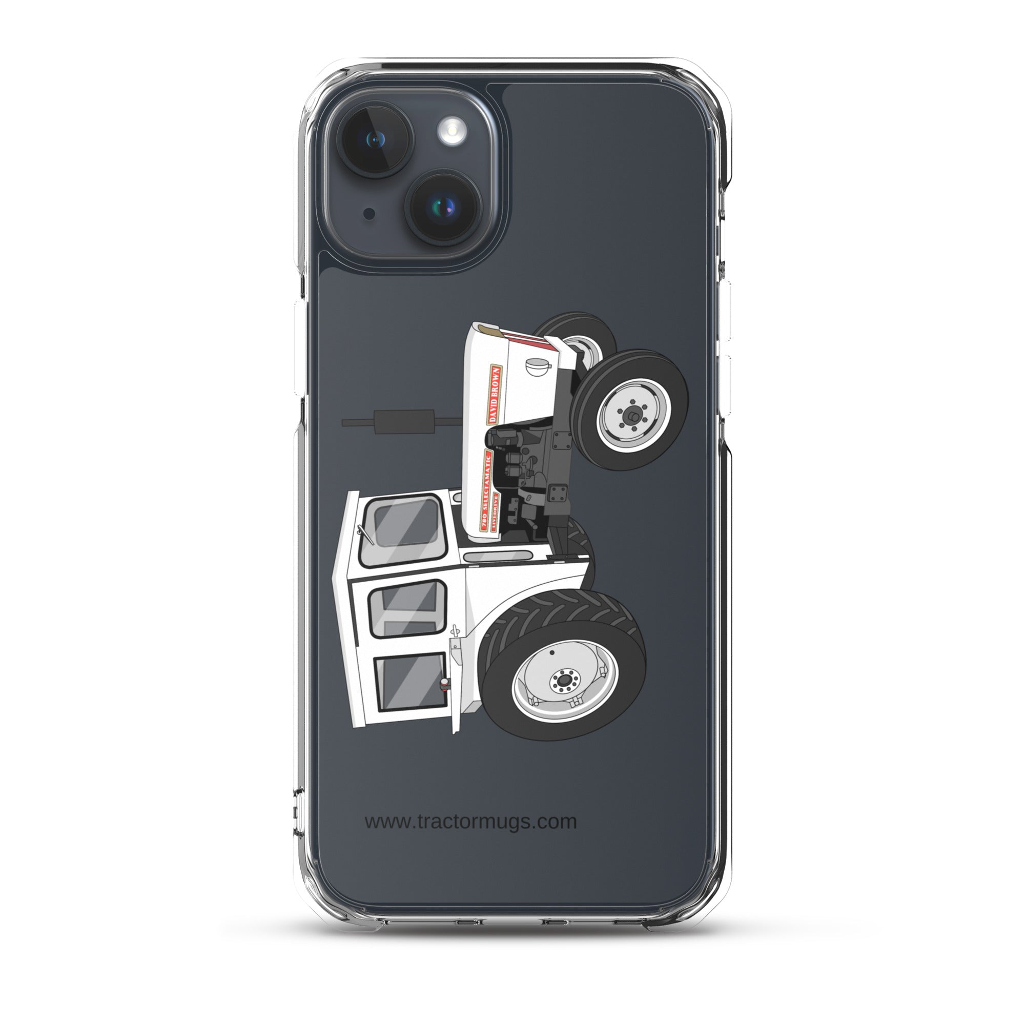 David Brown iPhone 15 Plus David Brown 780 Selectamatic | Clear Case for iPhone® Quality Farmers Merch