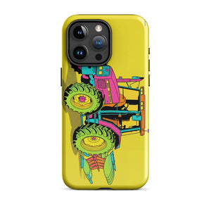 Furrow & Fields Tough Case for iPhone® iPhone 15 Pro Max Massey Ferguson 6255 Pop Art | Tough Case for iPhone® Quality Farmers Merch
