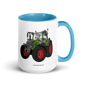 Fendt Blue / 15 oz Fendt 620 Vario | Mug with Color Inside Quality Farmers Merch
