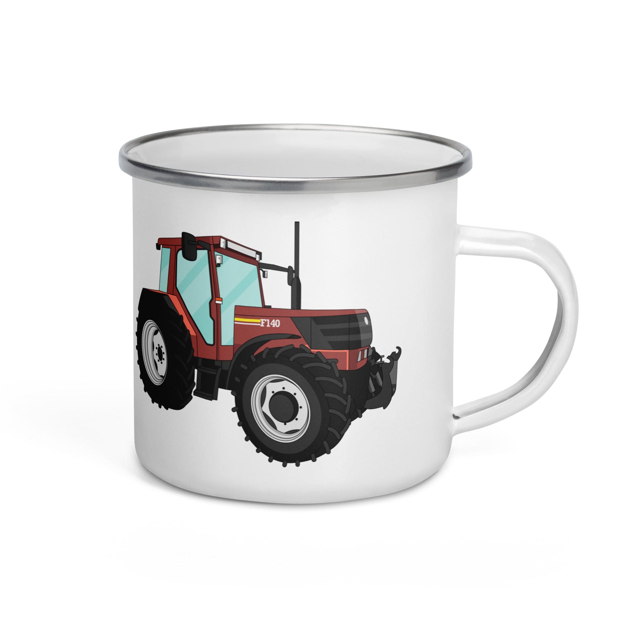 Fiat Mug (Enamel) FIAT F140 Turbo | Enamel Mug Quality Farmers Merch