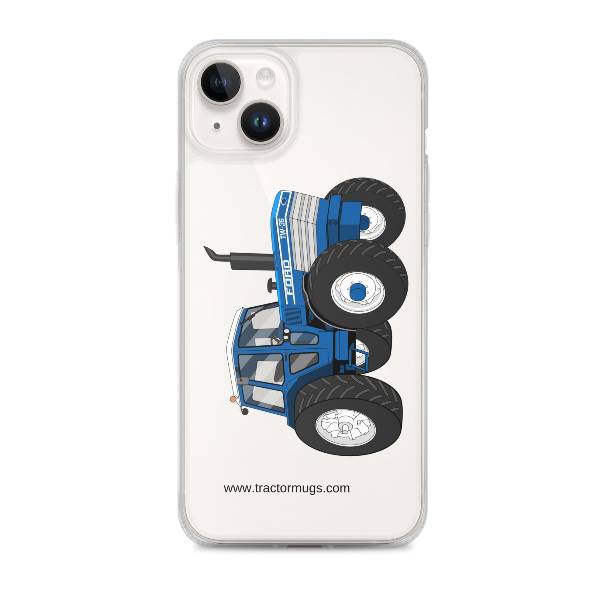 Ford Clear Case for iPhone® iPhone 14 Plus Ford TW 35  |  Clear Case for iPhone® Quality Farmers Merch