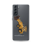 Ford Clear Case for Samsung® Samsung Galaxy S21 Ford 550 Backhoe | Clear Case for Samsung® Quality Farmers Merch