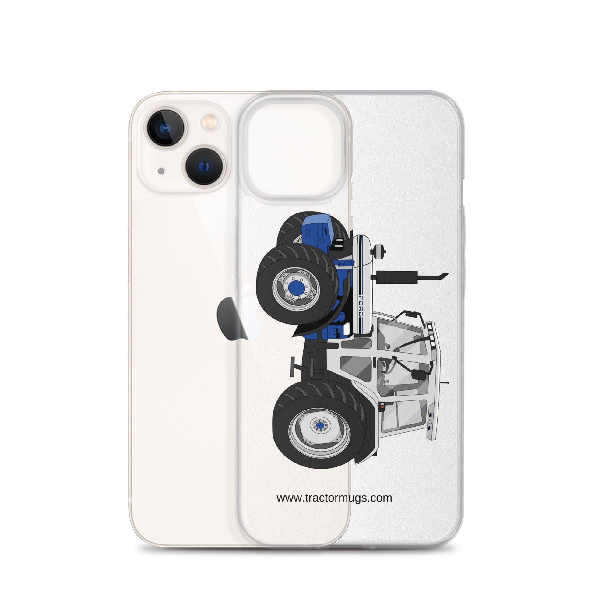 Ford Ford 7810 Jubilee Edition SilverTractor | Clear Case for iPhone® Quality Farmers Merch
