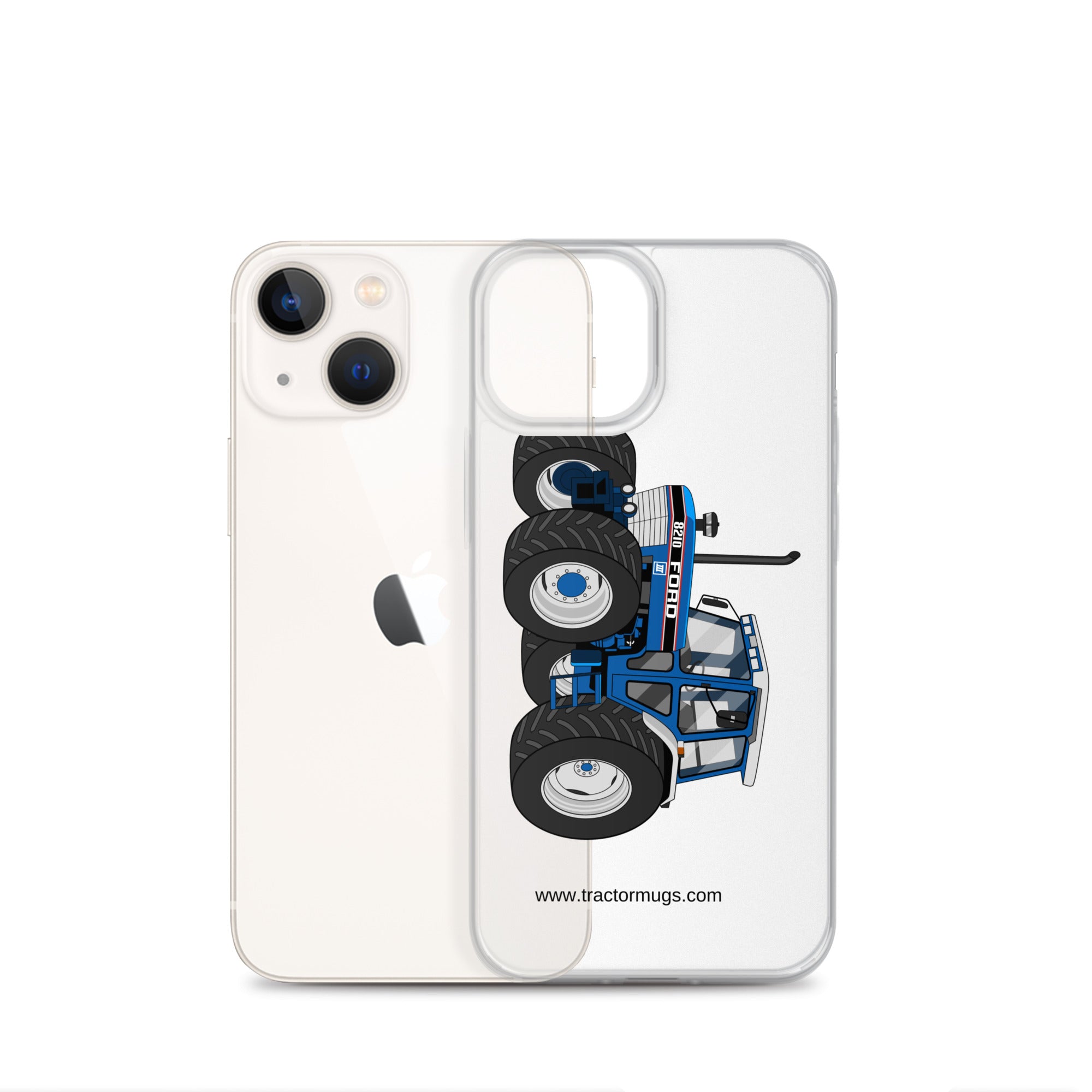 Ford Ford 8210 4WD | Clear Case for iPhone® Quality Farmers Merch