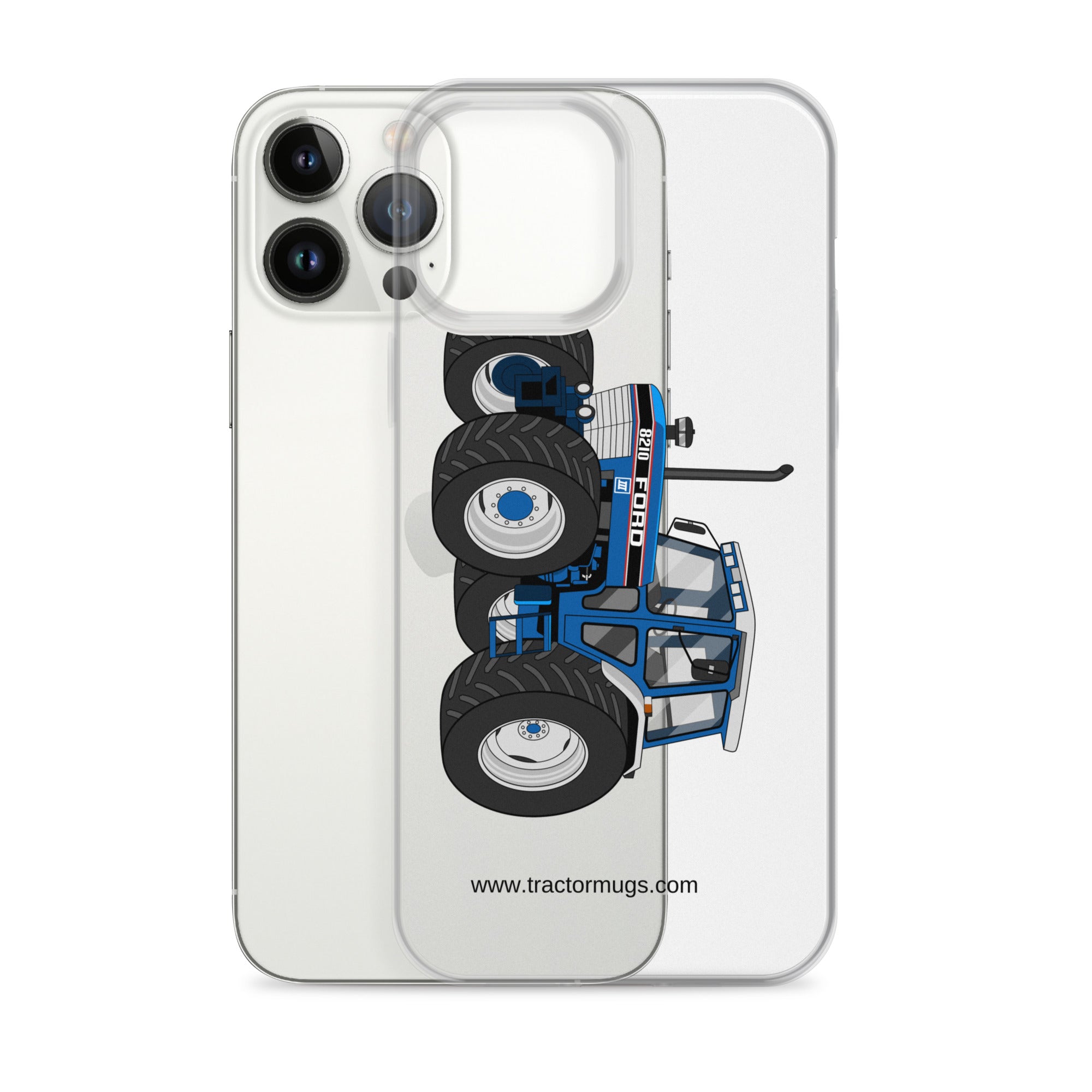 Ford Ford 8210 4WD | Clear Case for iPhone® Quality Farmers Merch