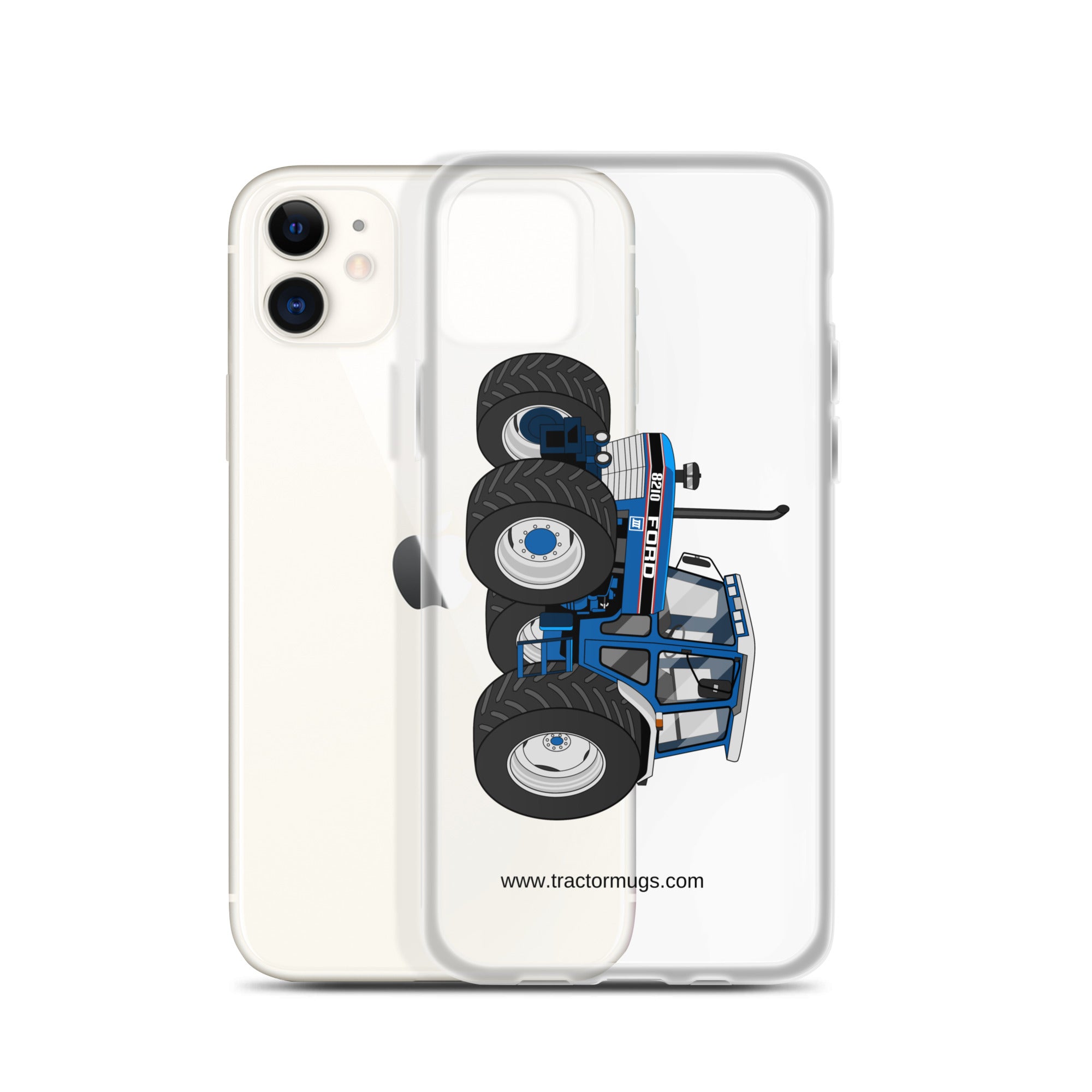 Ford Ford 8210 4WD | Clear Case for iPhone® Quality Farmers Merch