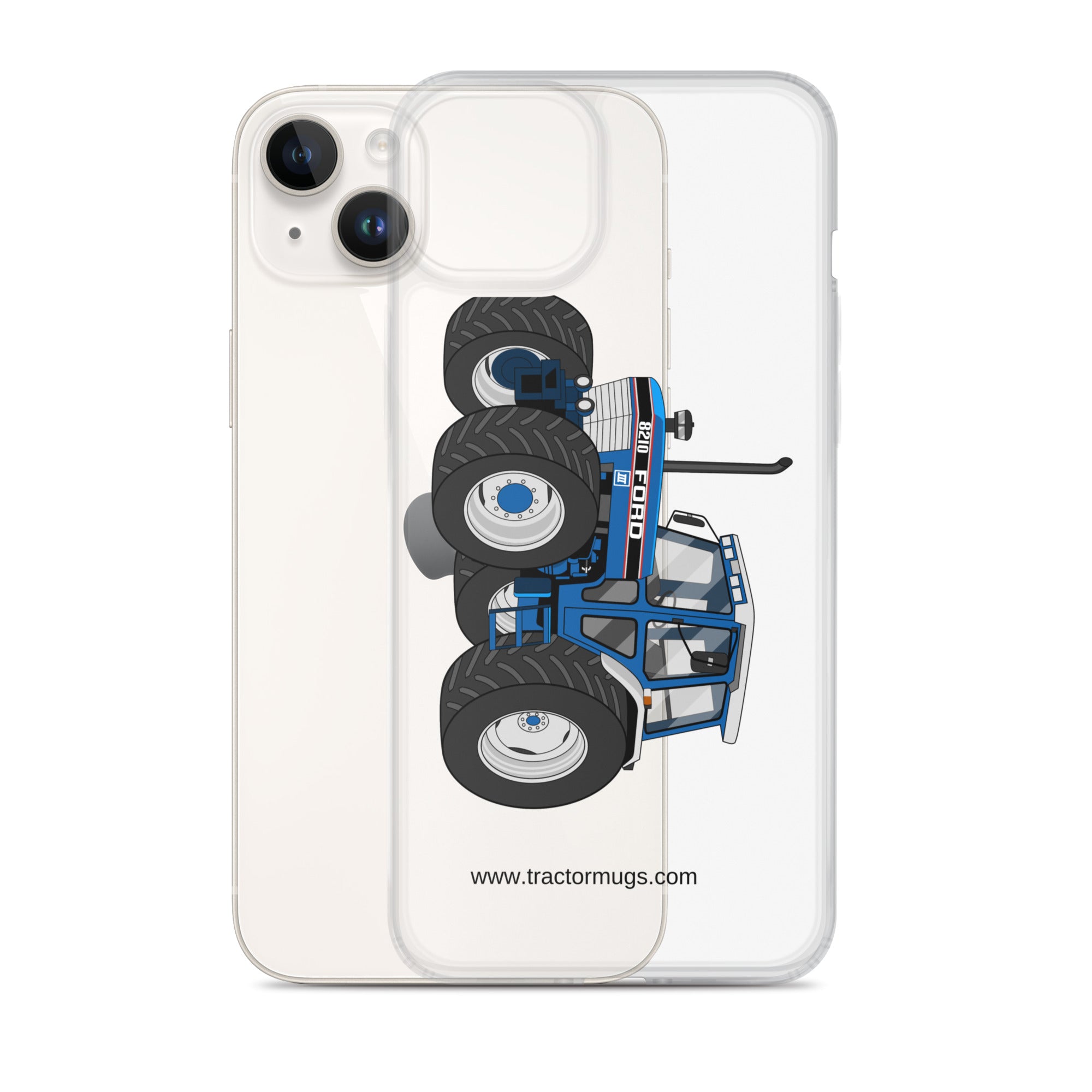 Ford Ford 8210 4WD | Clear Case for iPhone® Quality Farmers Merch
