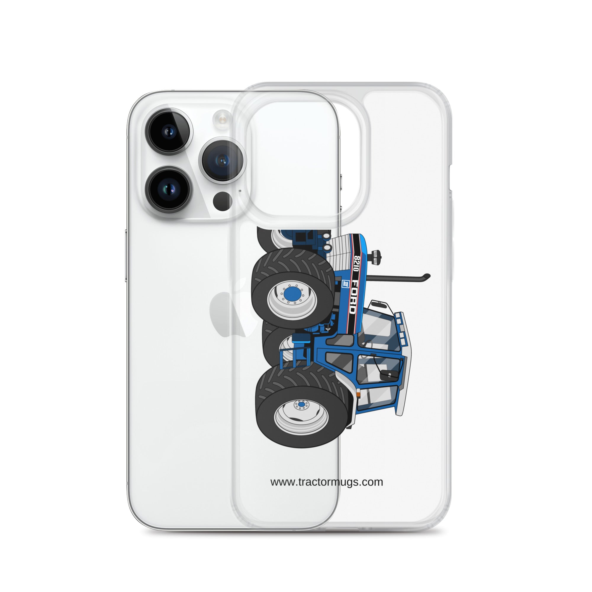 Ford Ford 8210 4WD | Clear Case for iPhone® Quality Farmers Merch